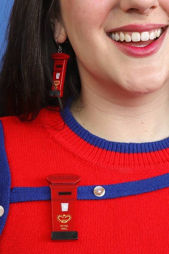 Erstwilder First Class Mail Drop Earrings