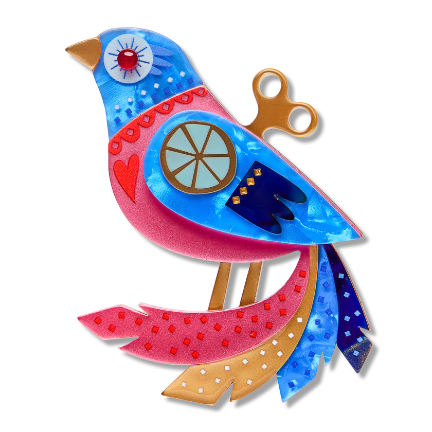 The Wind Up Brooch