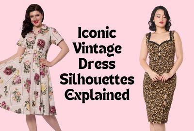 Iconic Vintage Dress Silhouettes Explained: Swing, Wiggle, Shift, Tea and More