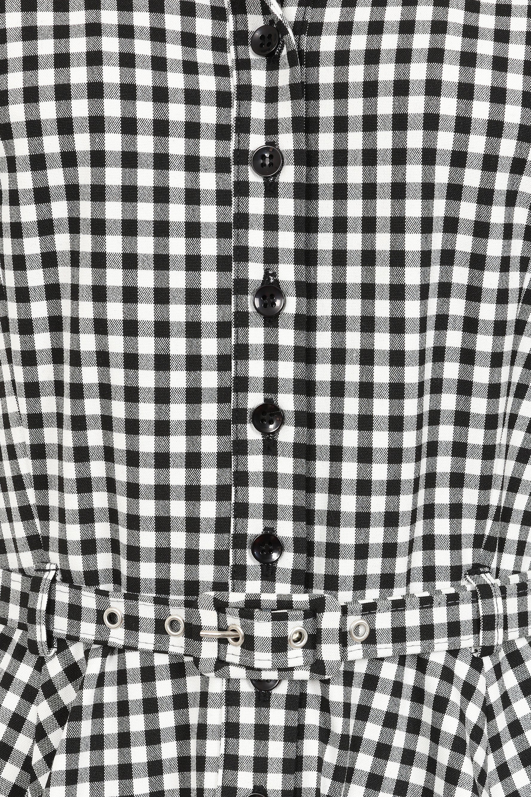 Caterina Gingham Swing Dress