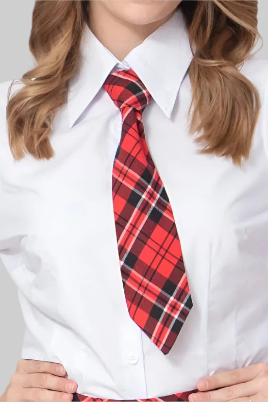 Cleo Tartan Check Tie