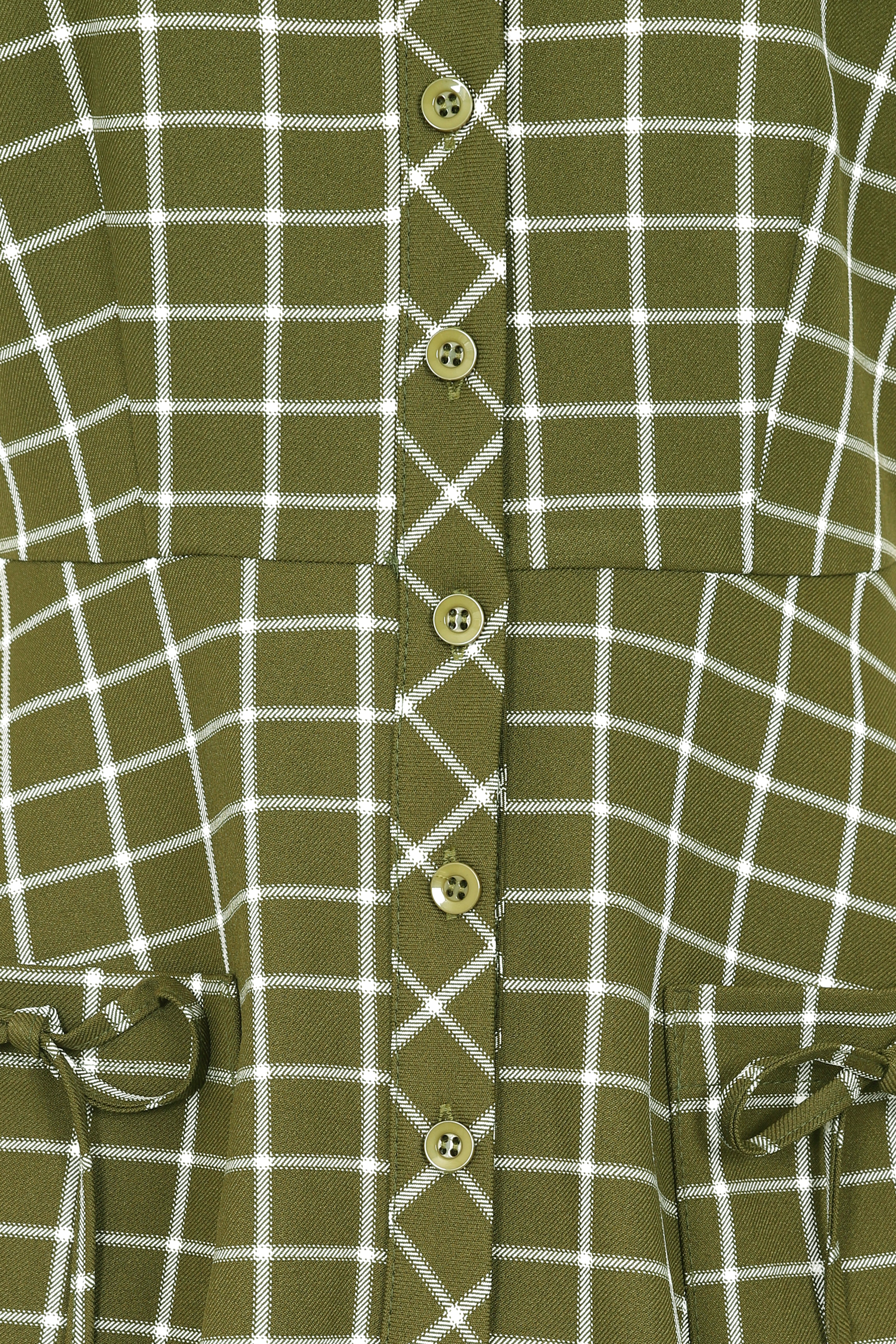 Liza Acres Check Swing Dress