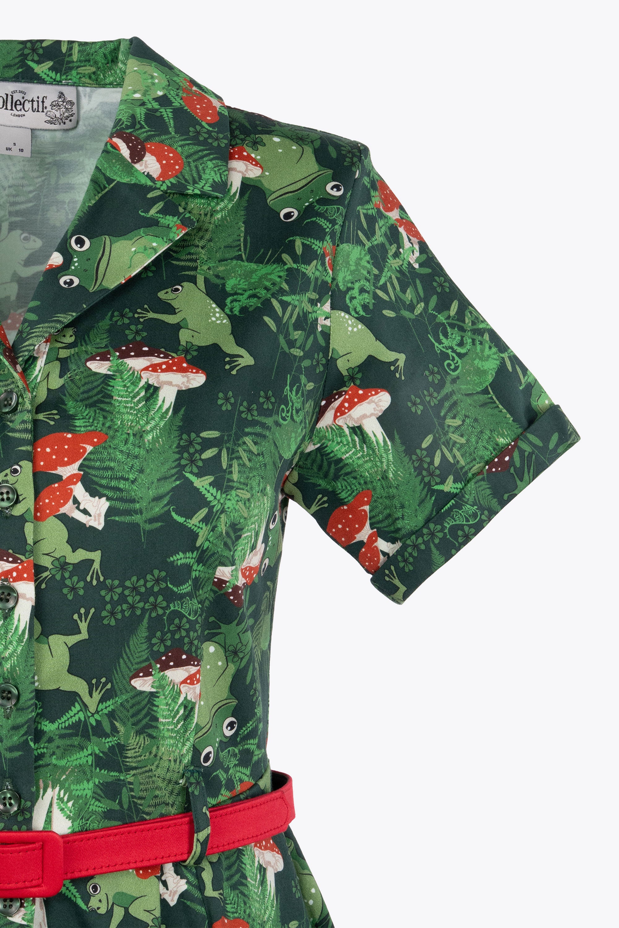 Caterina Frog Forest Mini Dress