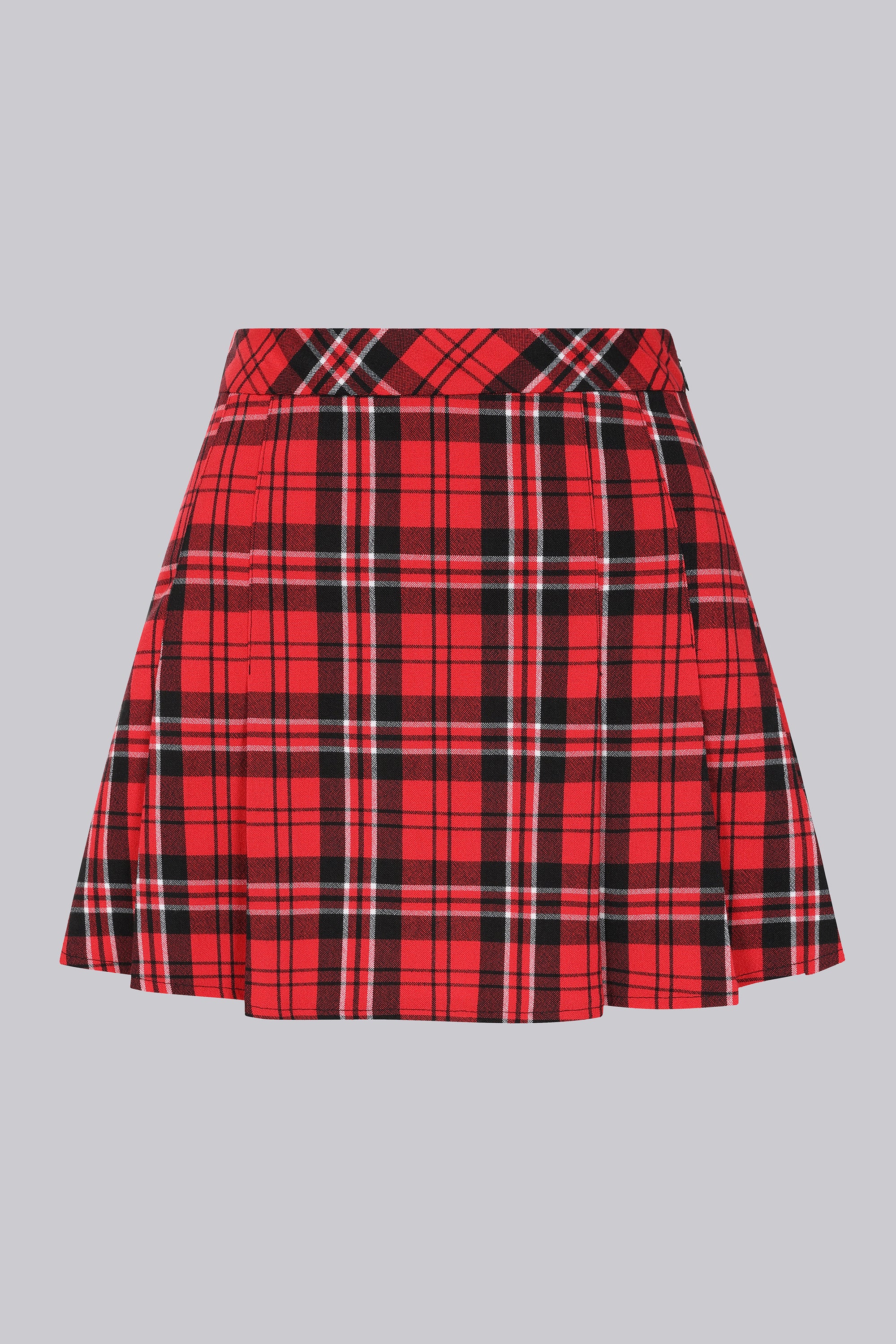 Diane Box Pleated Mini Skirt