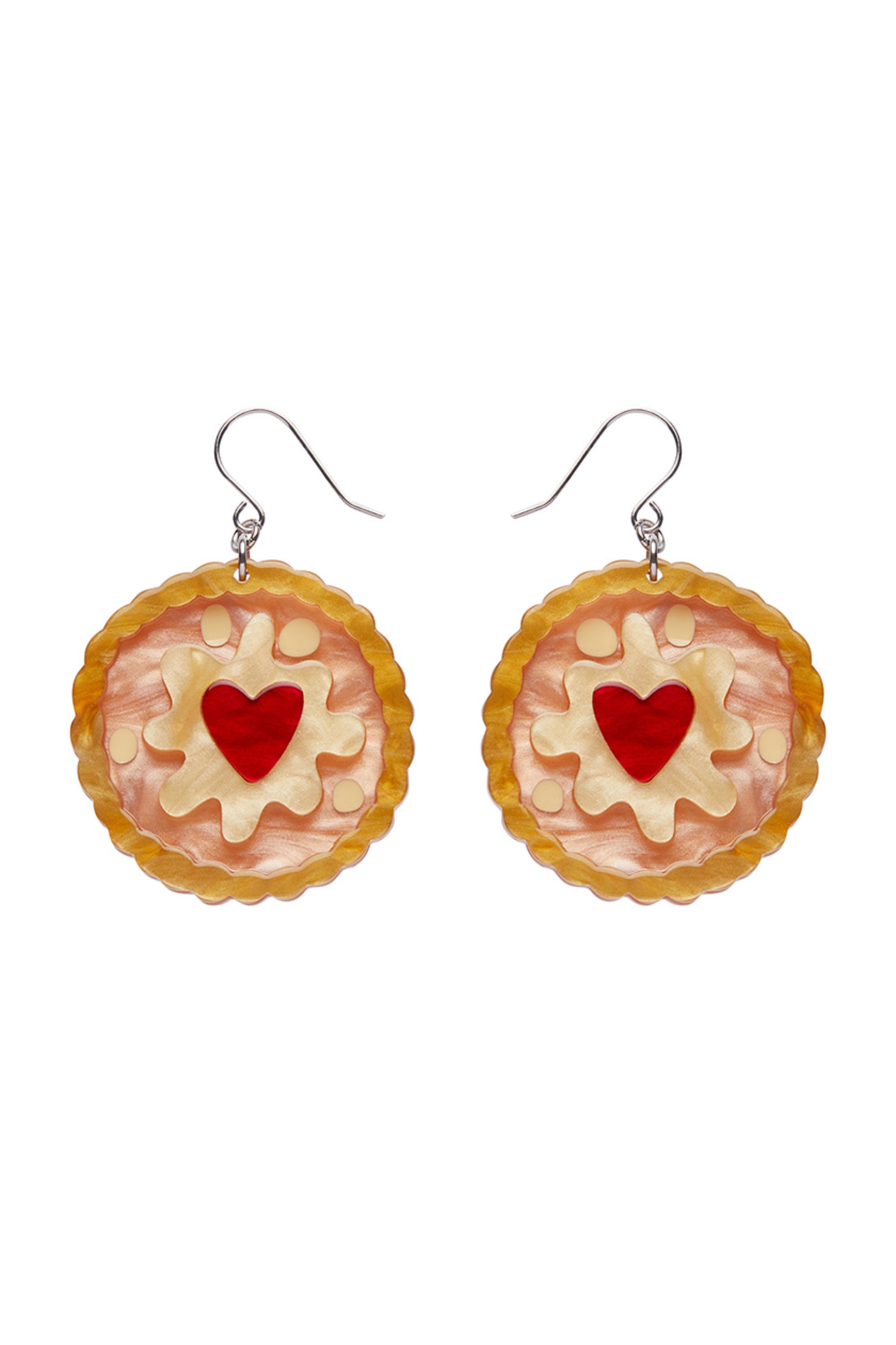 Erstwilder Jammie Dodger Drop Earrings