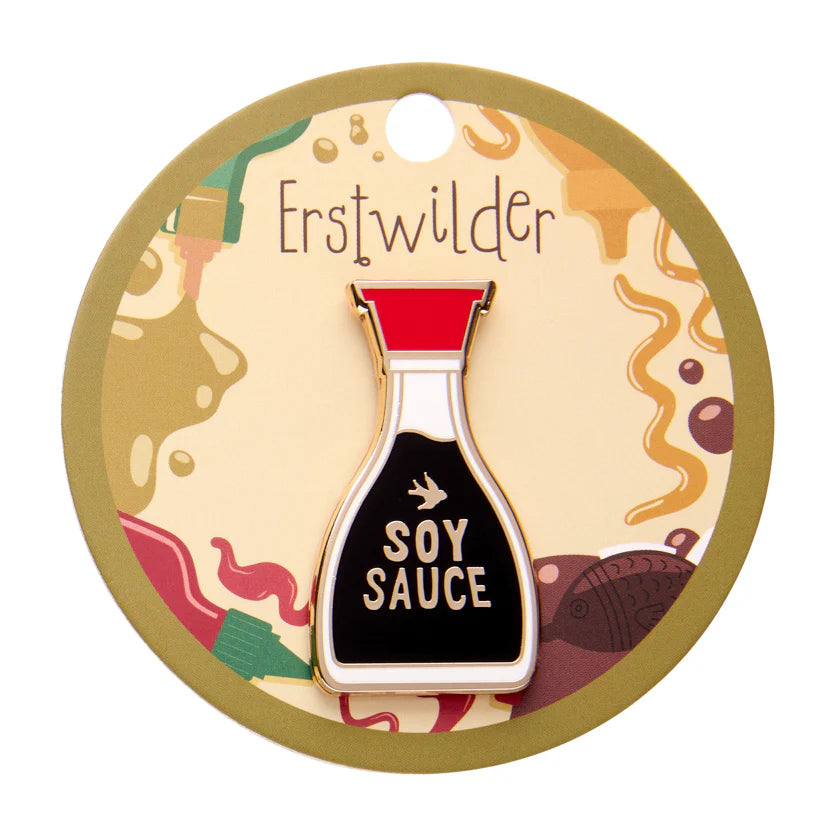The Joy of Soy Brooch