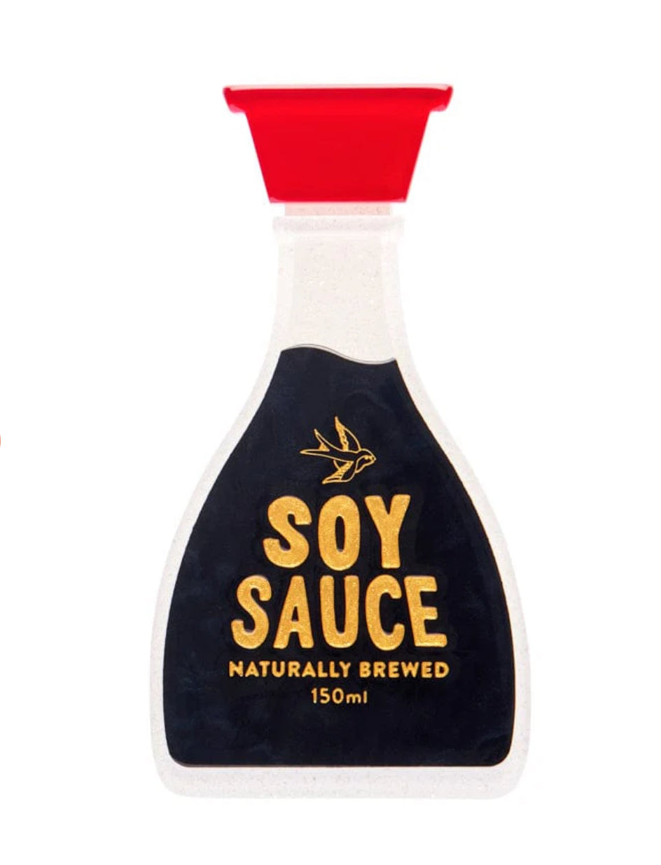 The Joy of Soy Brooch