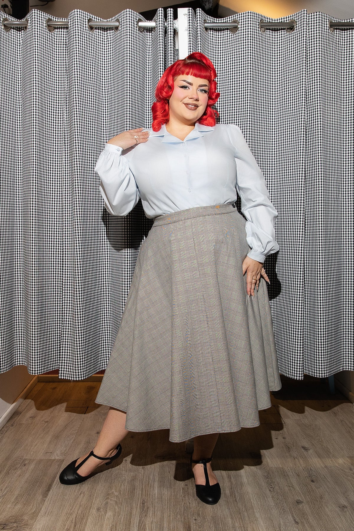 Jerry Powder Blue Blouse