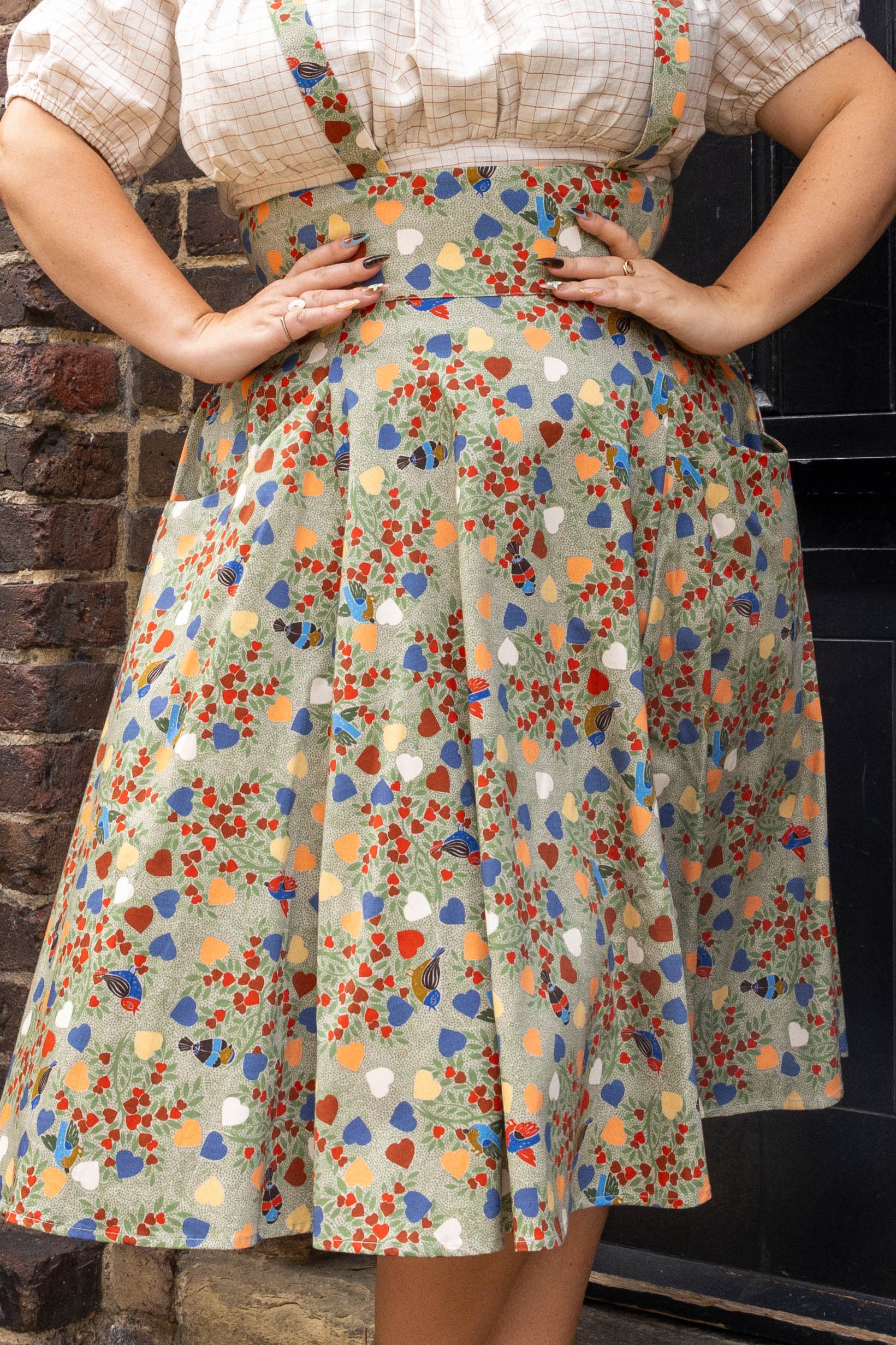 Alexa Love Birds Swing Skirt