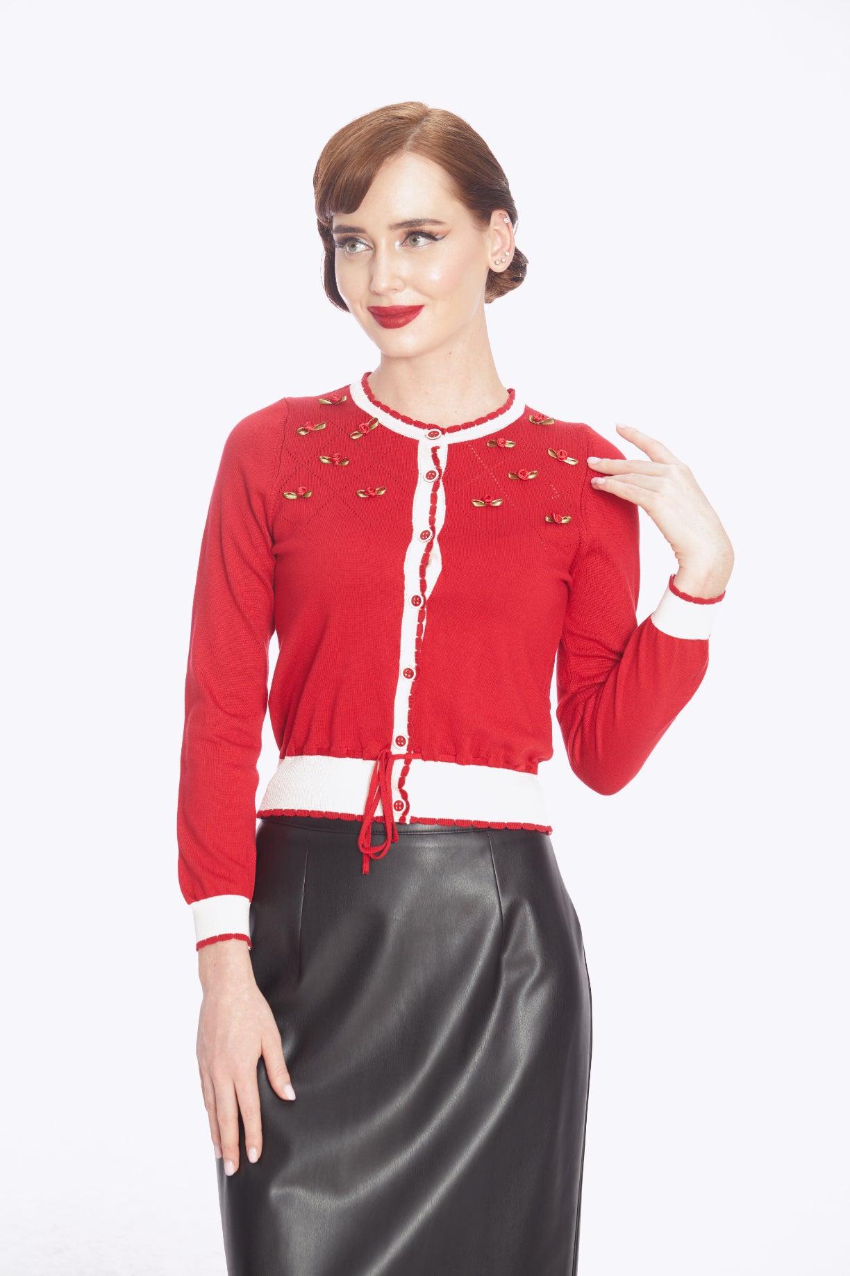 Dolce Darling Cardigan Red