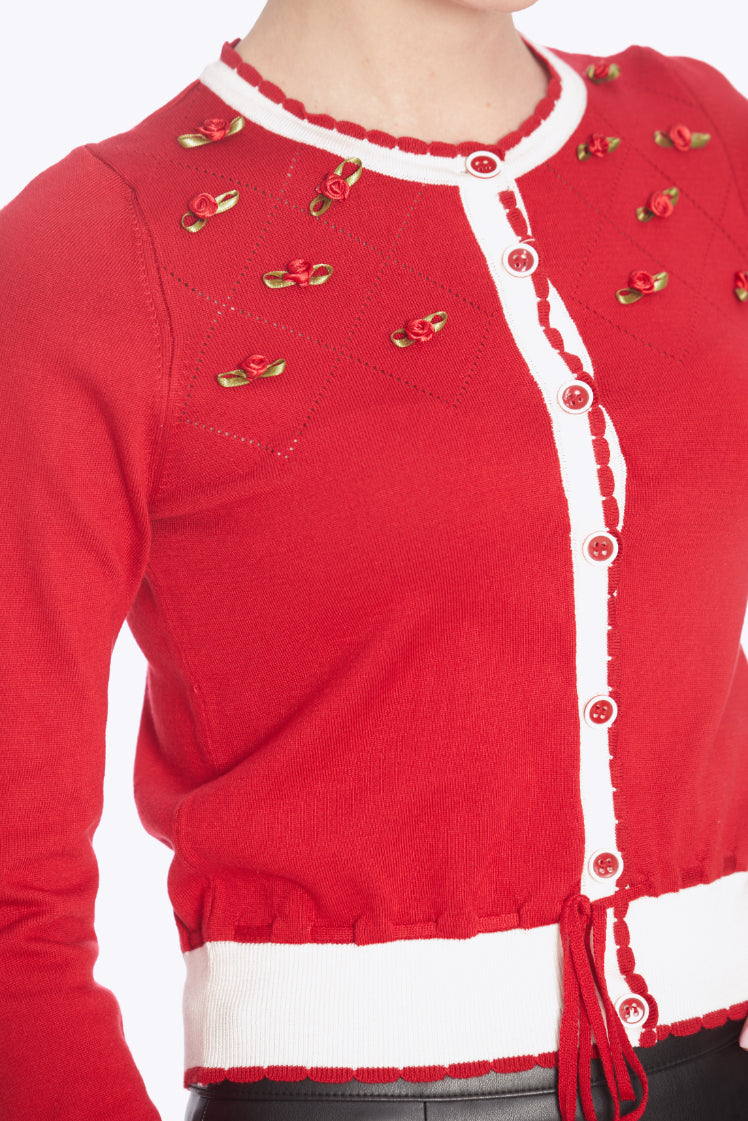 Dolce Darling Cardigan Red