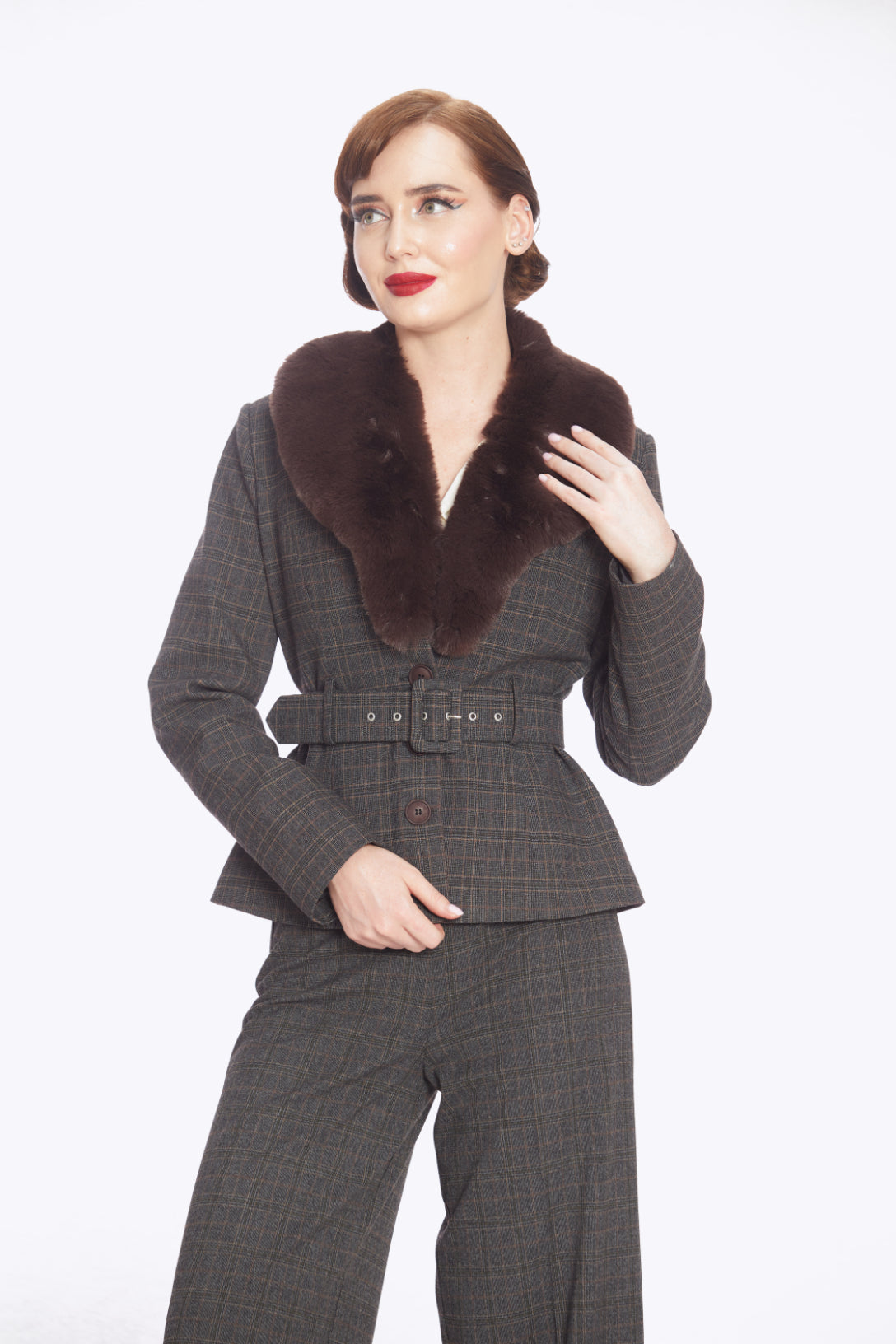 Molly Professor Heritage Check Jacket