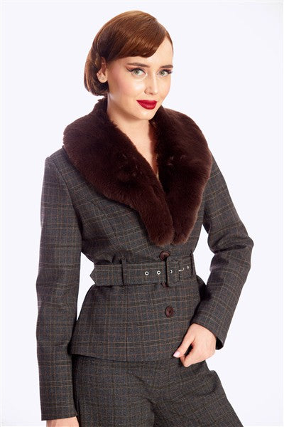 Molly Professor Check Jacket