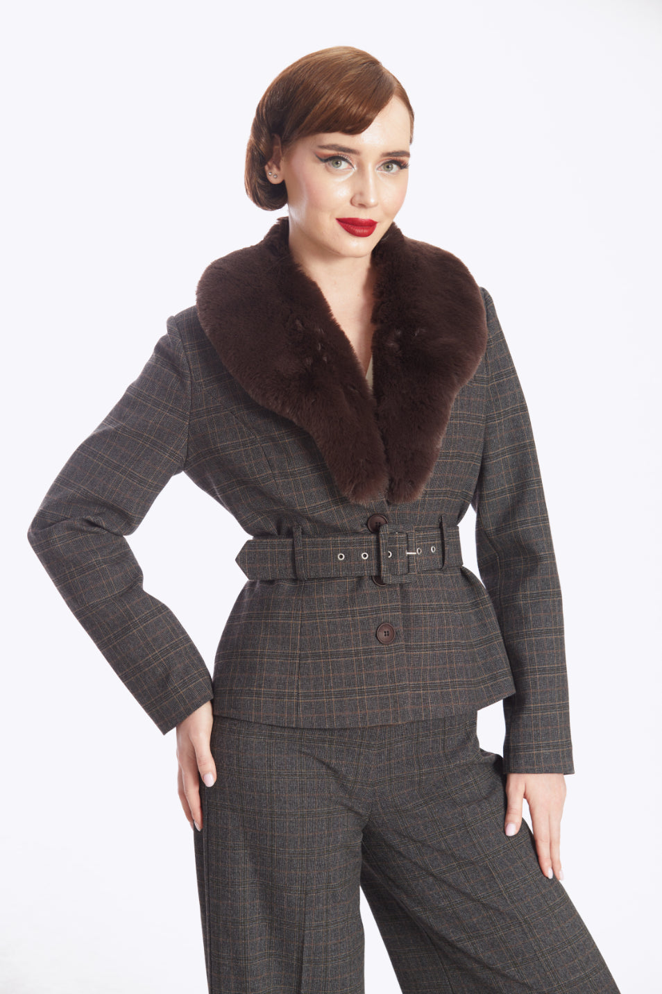 Molly Professor Heritage Check Jacket