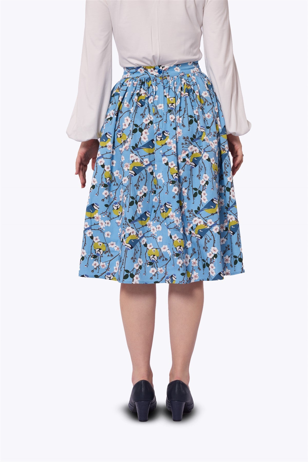 Jasmine Blossom Birds Skirt