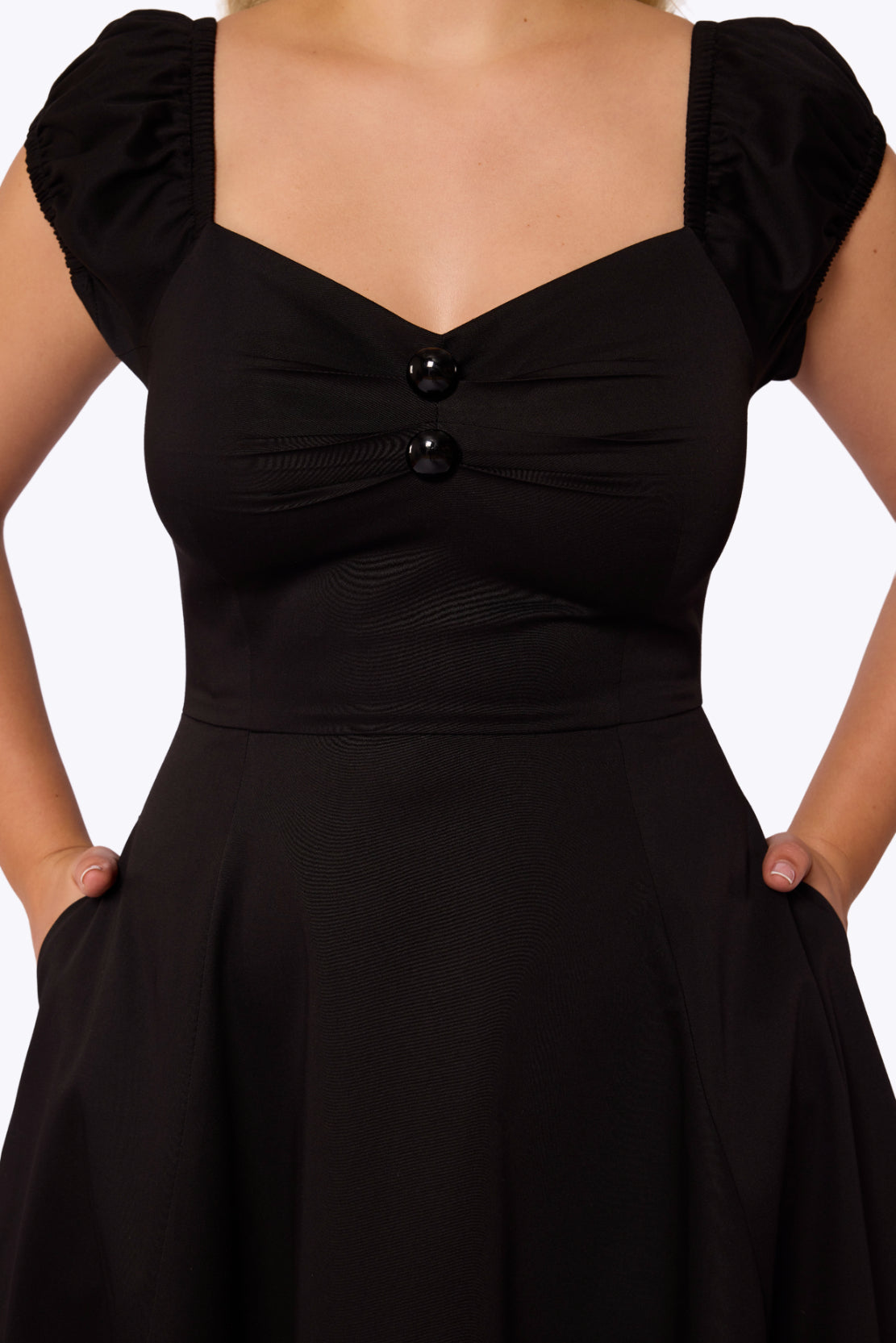 Dolores Black Doll Dress