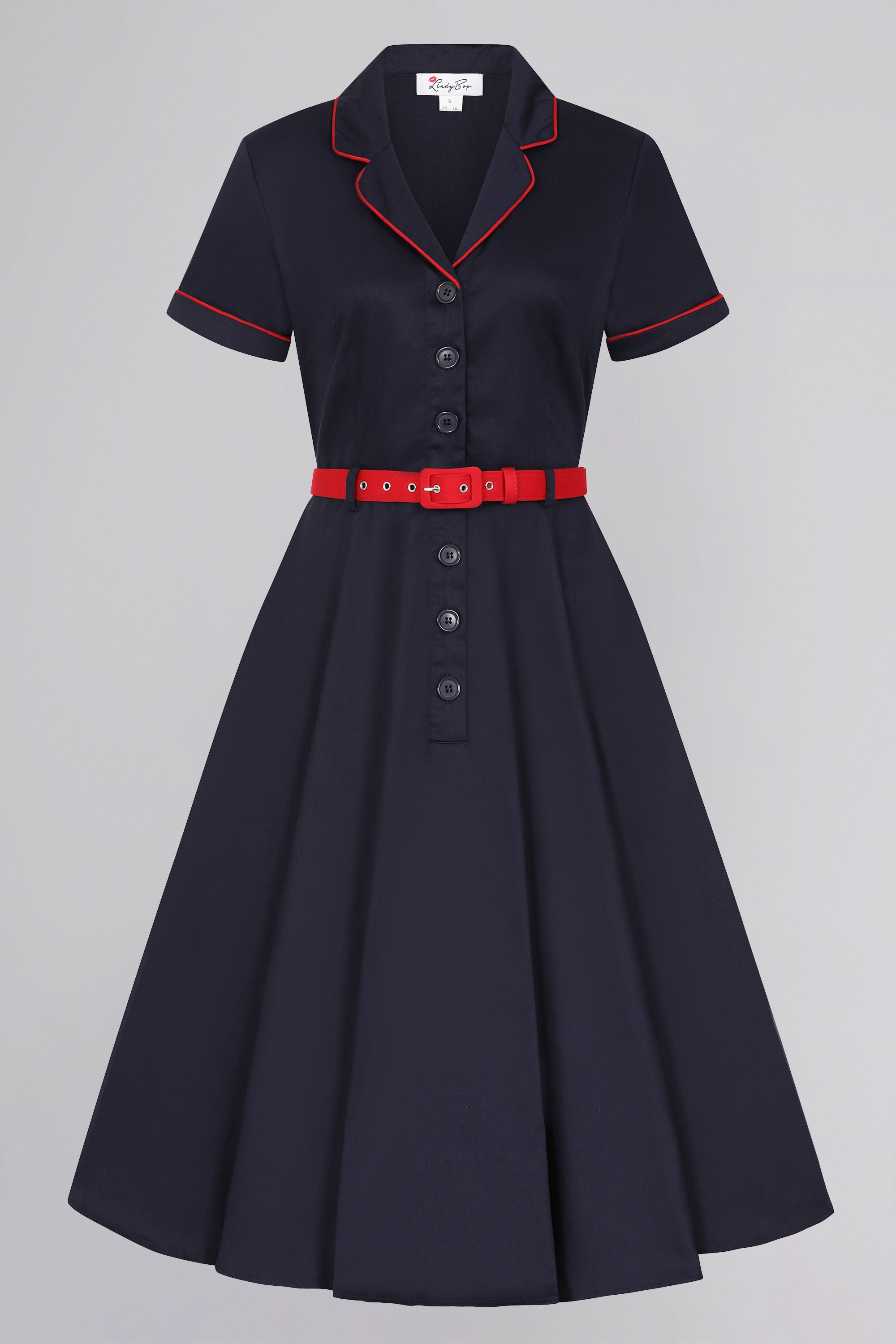 Christine Navy Dress