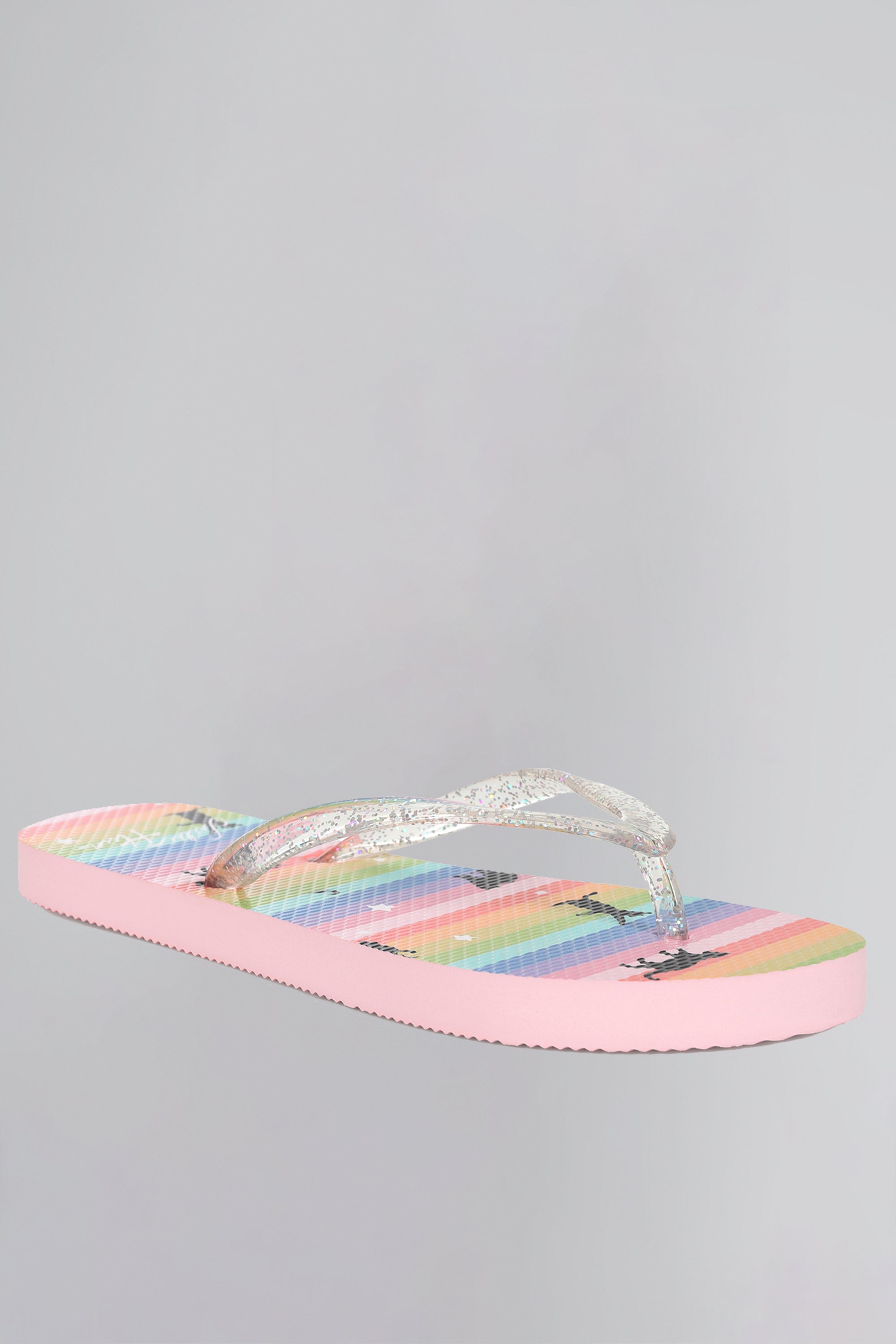 Lola Rainbow Cat Flip Flops