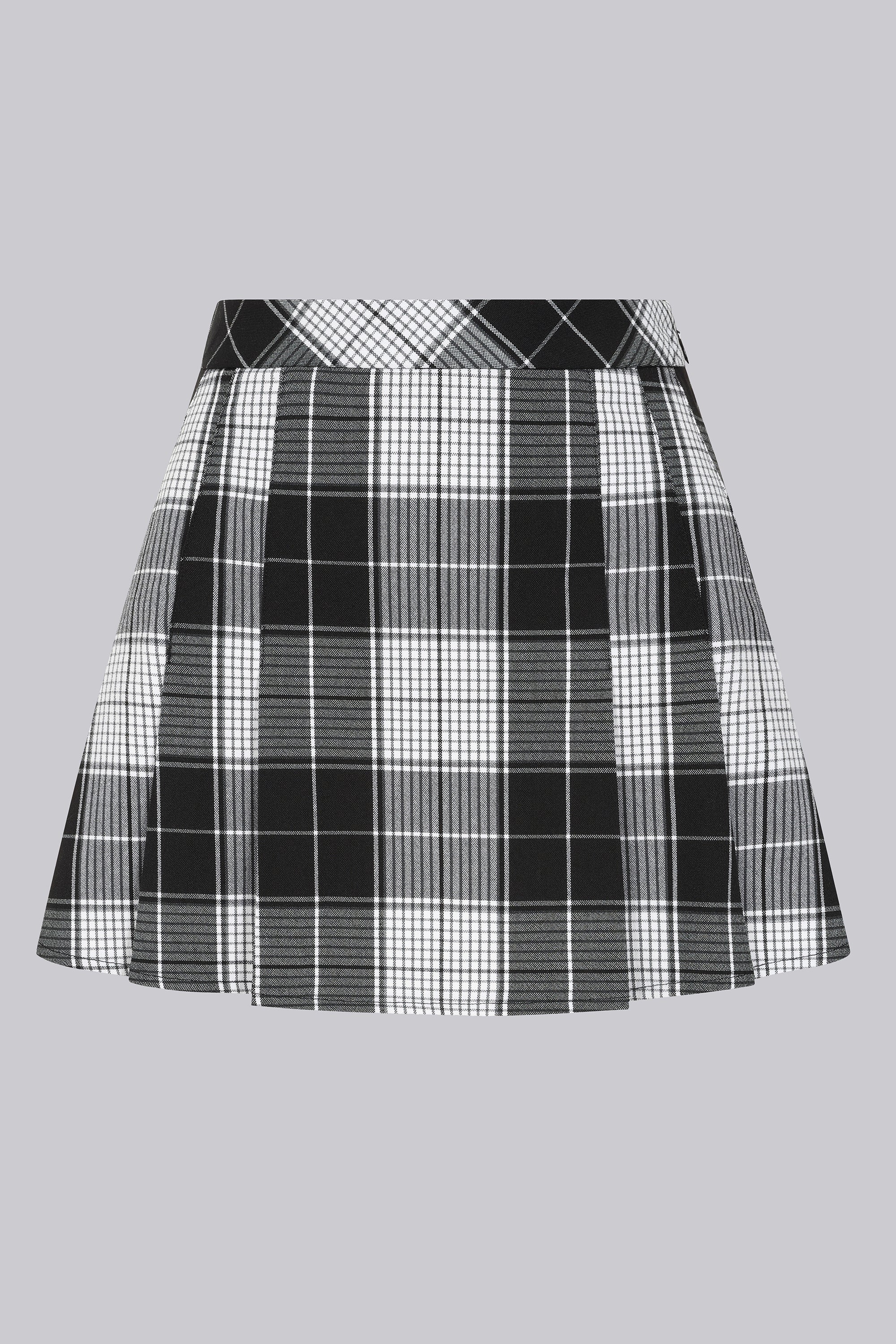 Lauren Box Pleated Mini Skirt