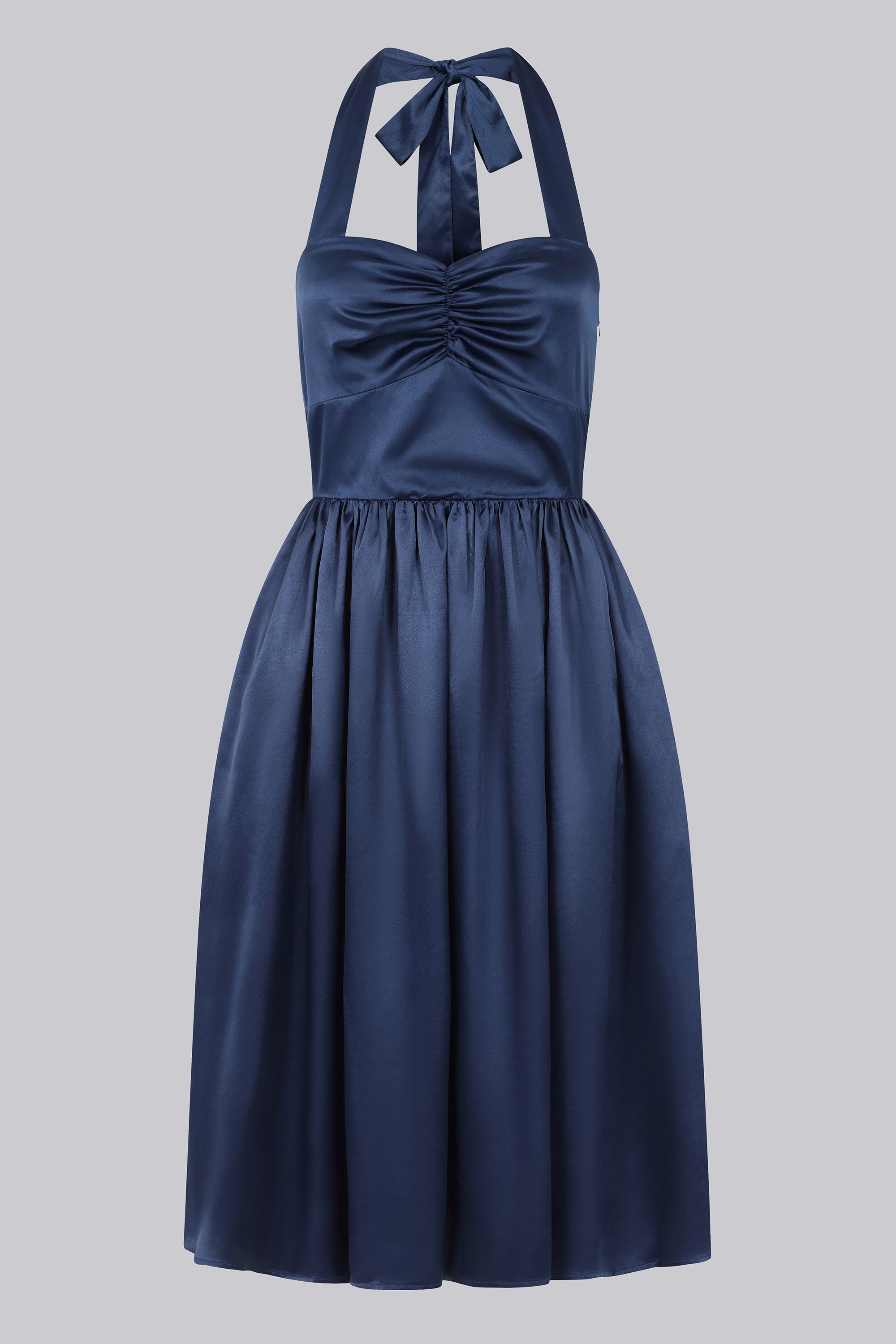 Lorelei Navy Flared Dress