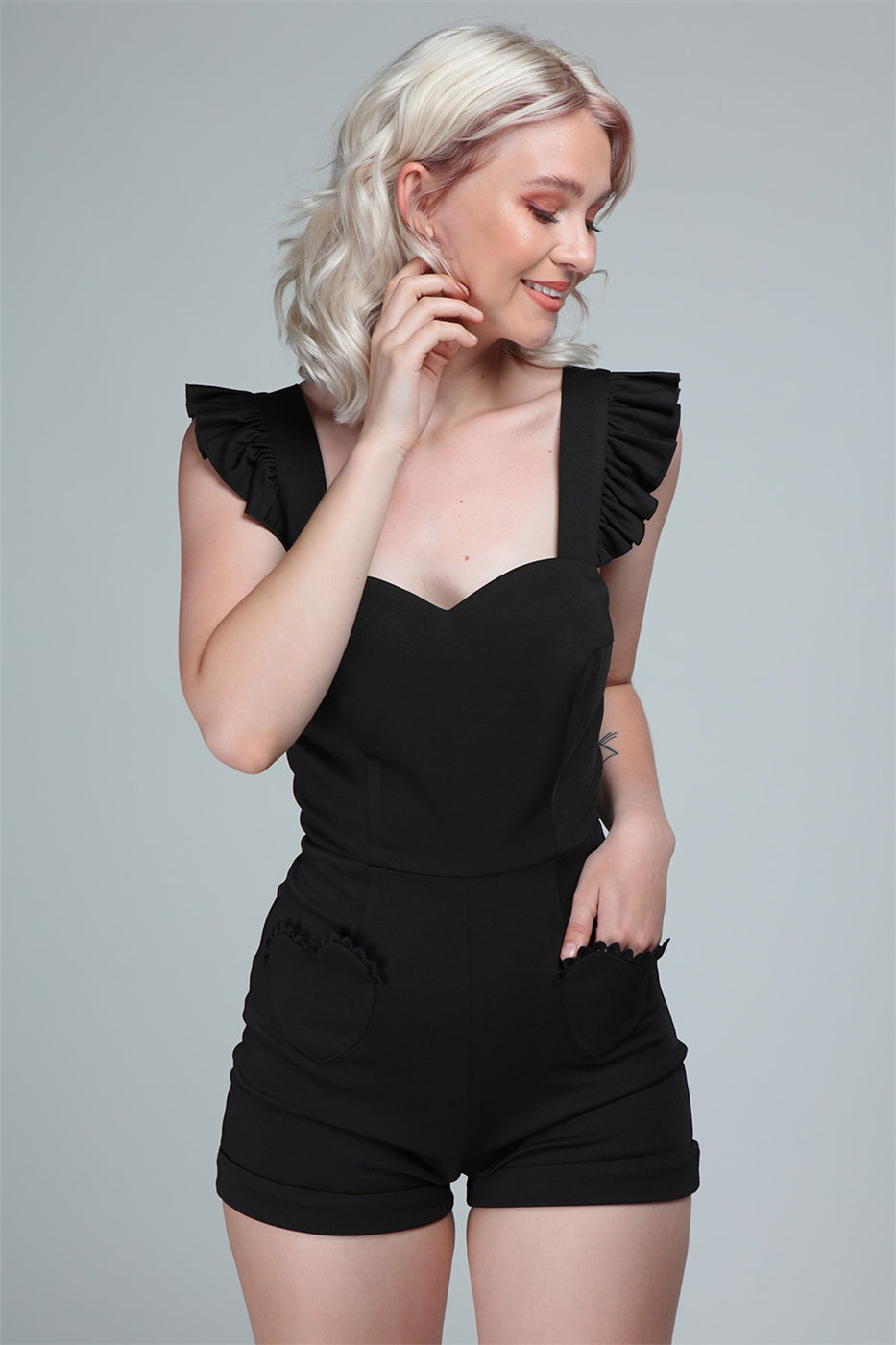 Lisa Plain Playsuit