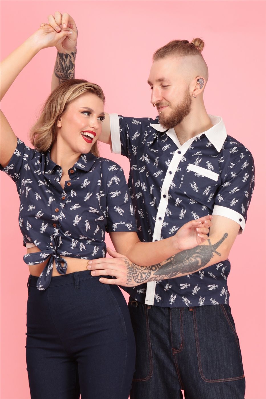 Sammy Lobster Tie Blouse