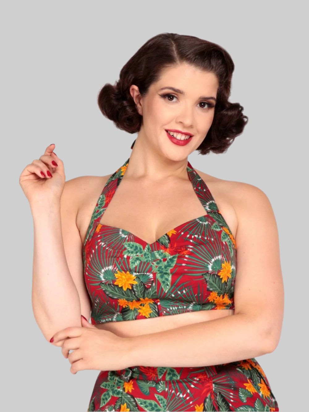 Adriana Jungle Floral Top