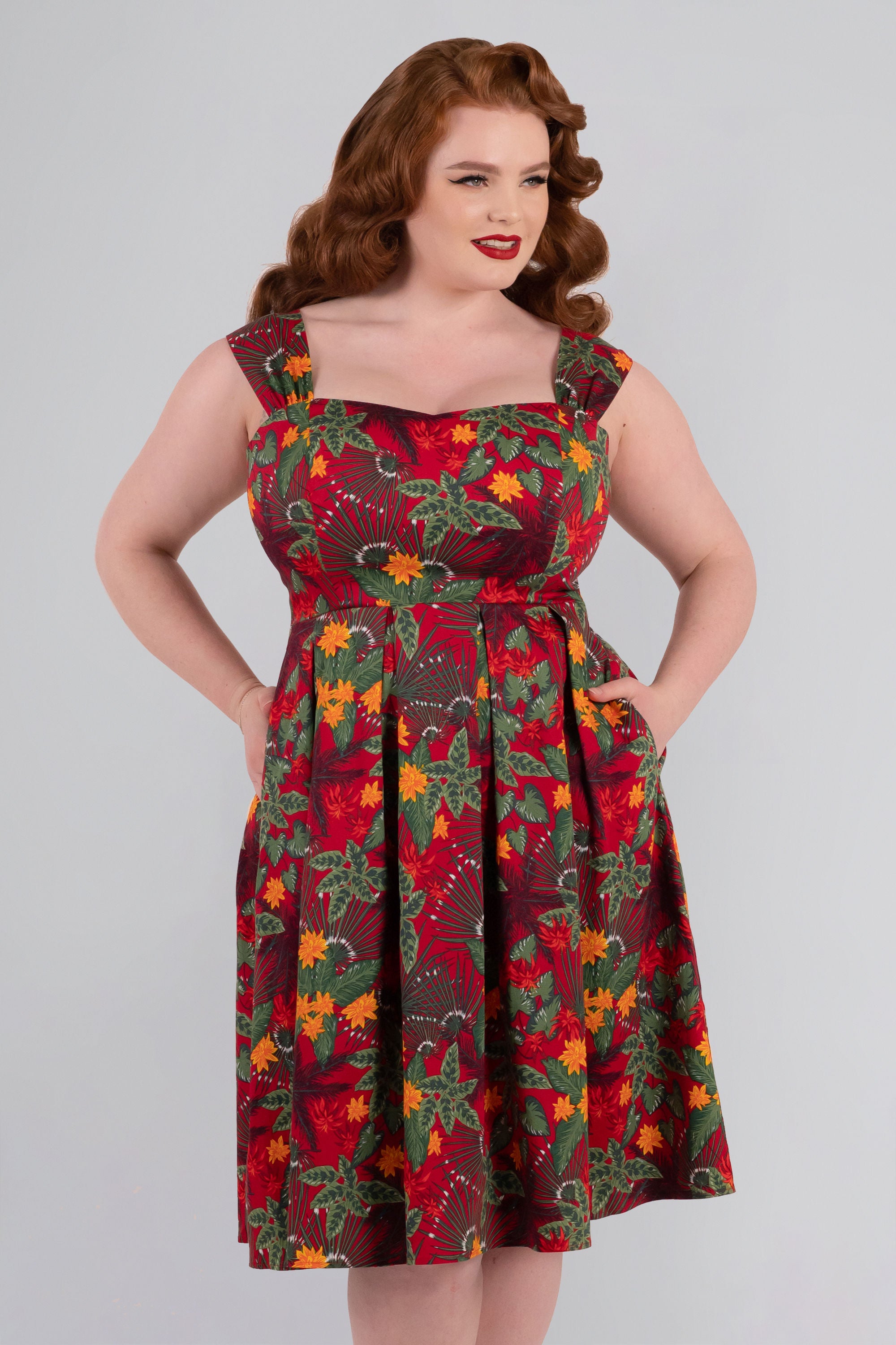 Jill Jungle Floral Swing Dress