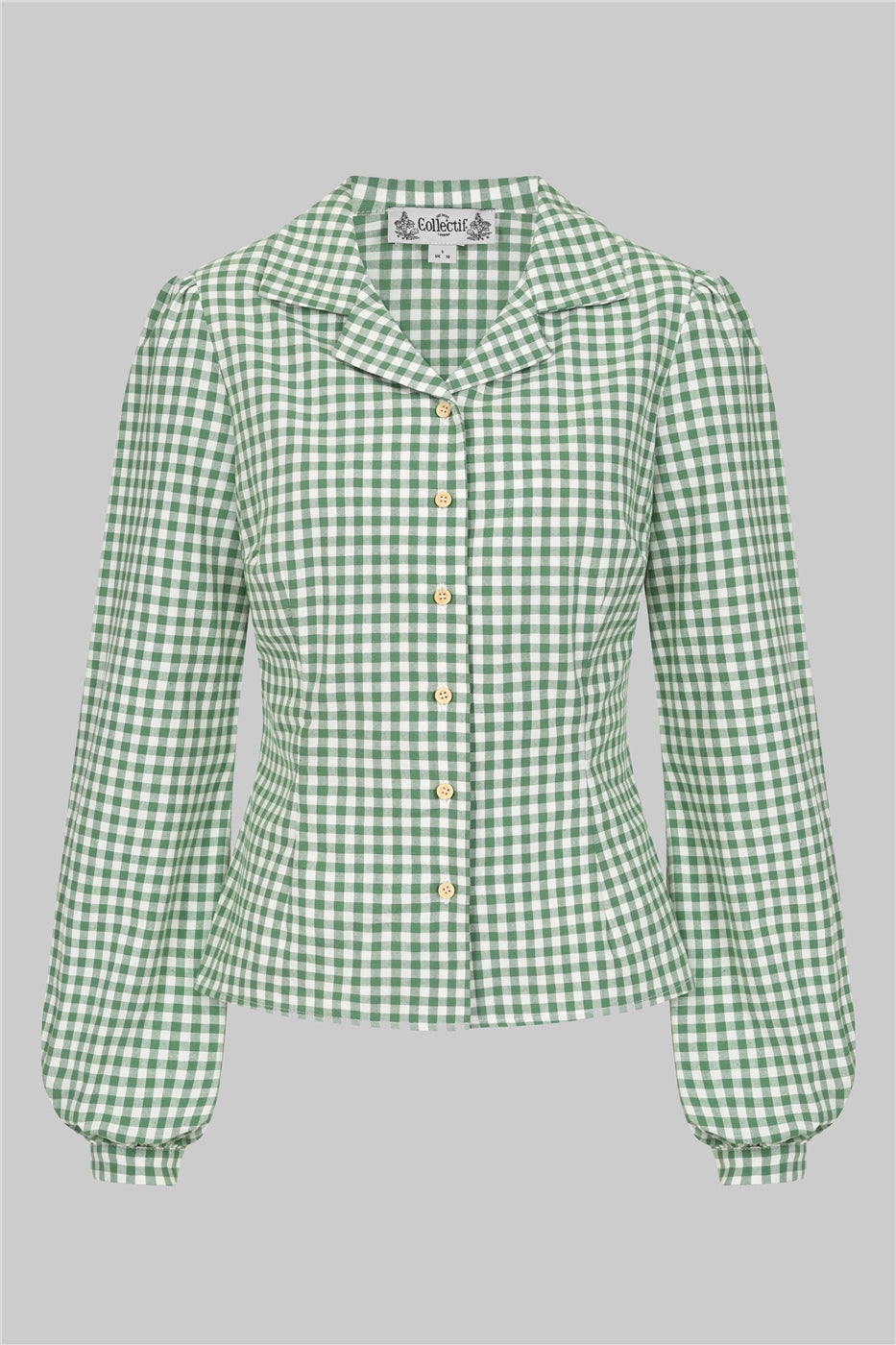 Jerry Gingham Blouse