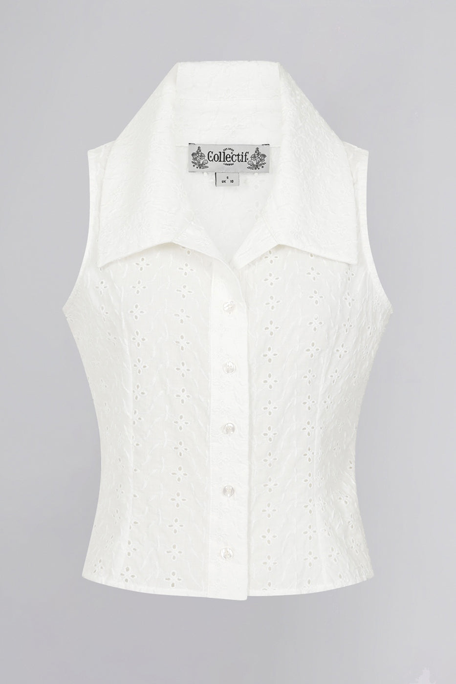 Hillary Broderie Anglaise Top