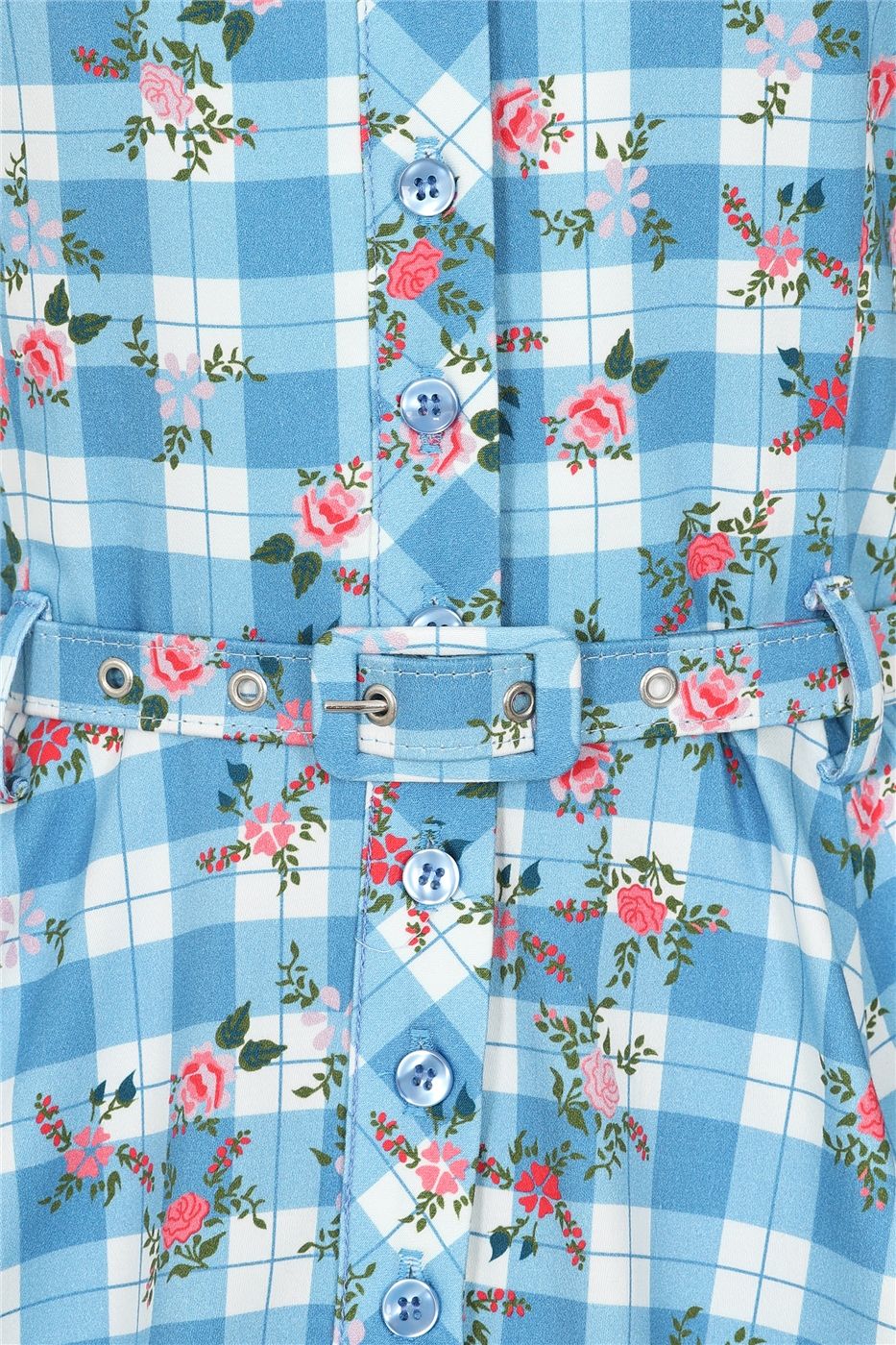 Caterina Gingham Garden Swing Dress