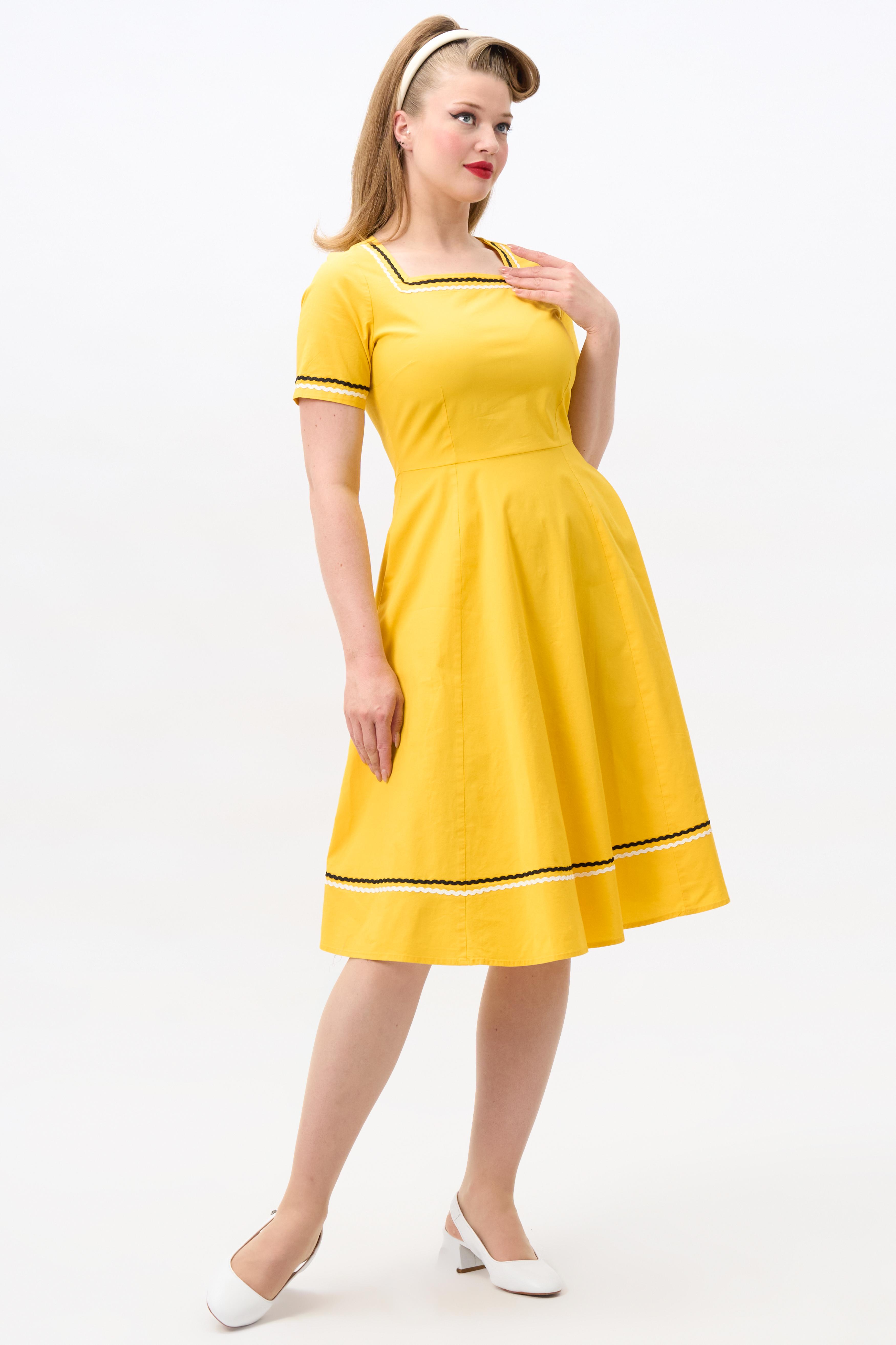 Tilda Rick Rack Flared Dress