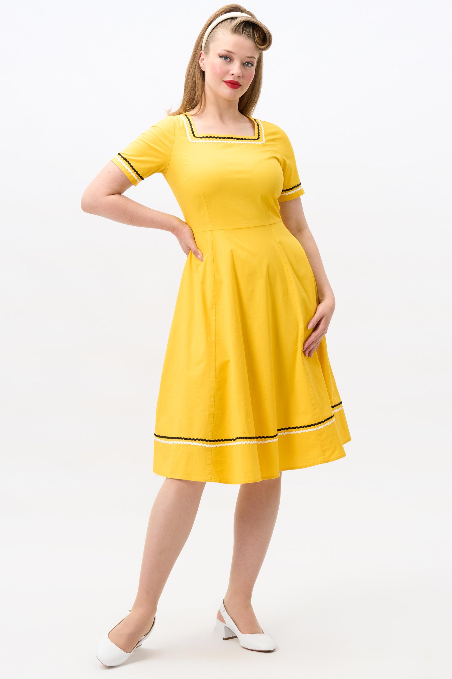 Tilda Rick Rack Flared Dress