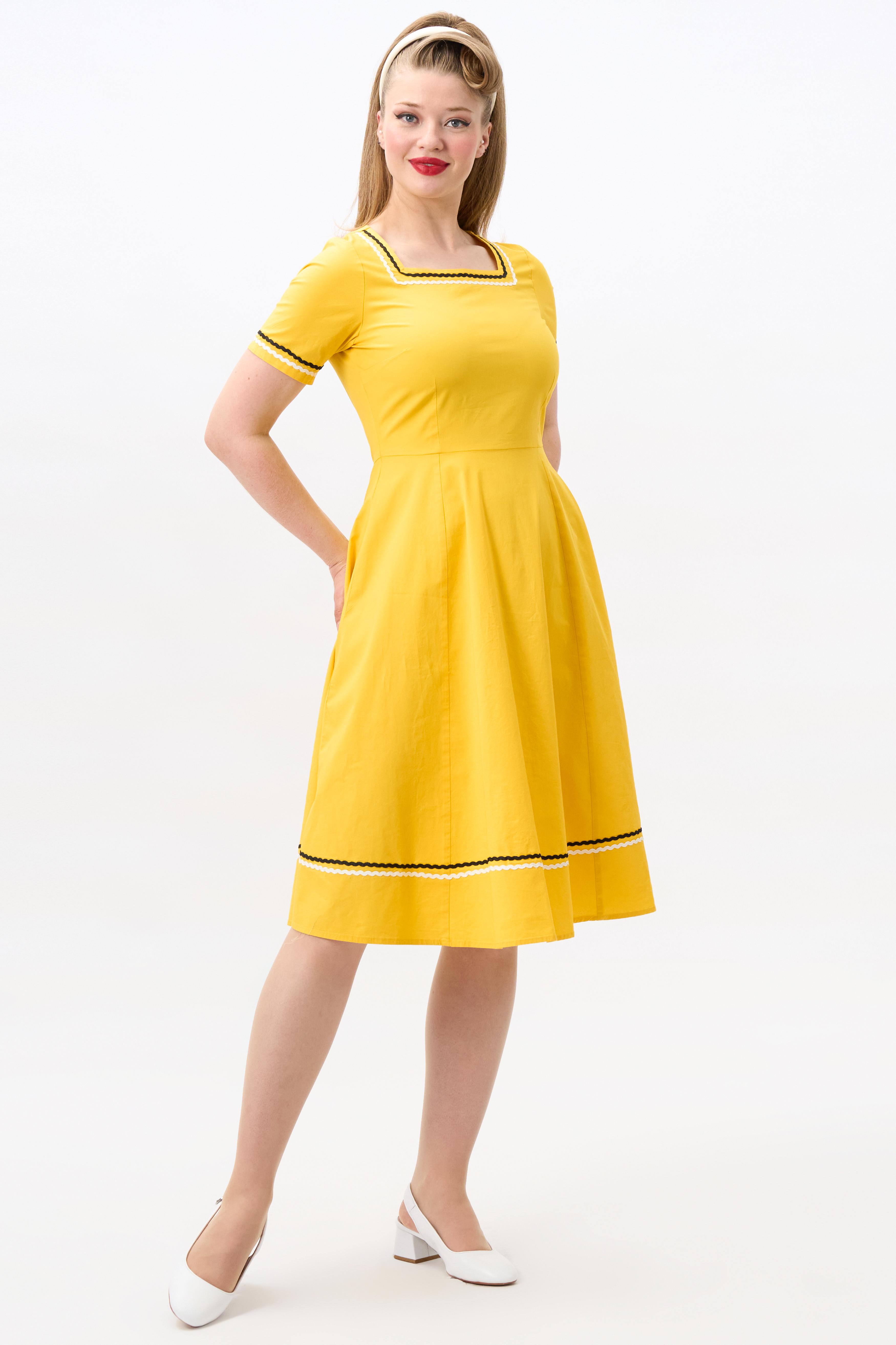 Tilda Rick Rack Flared Dress
