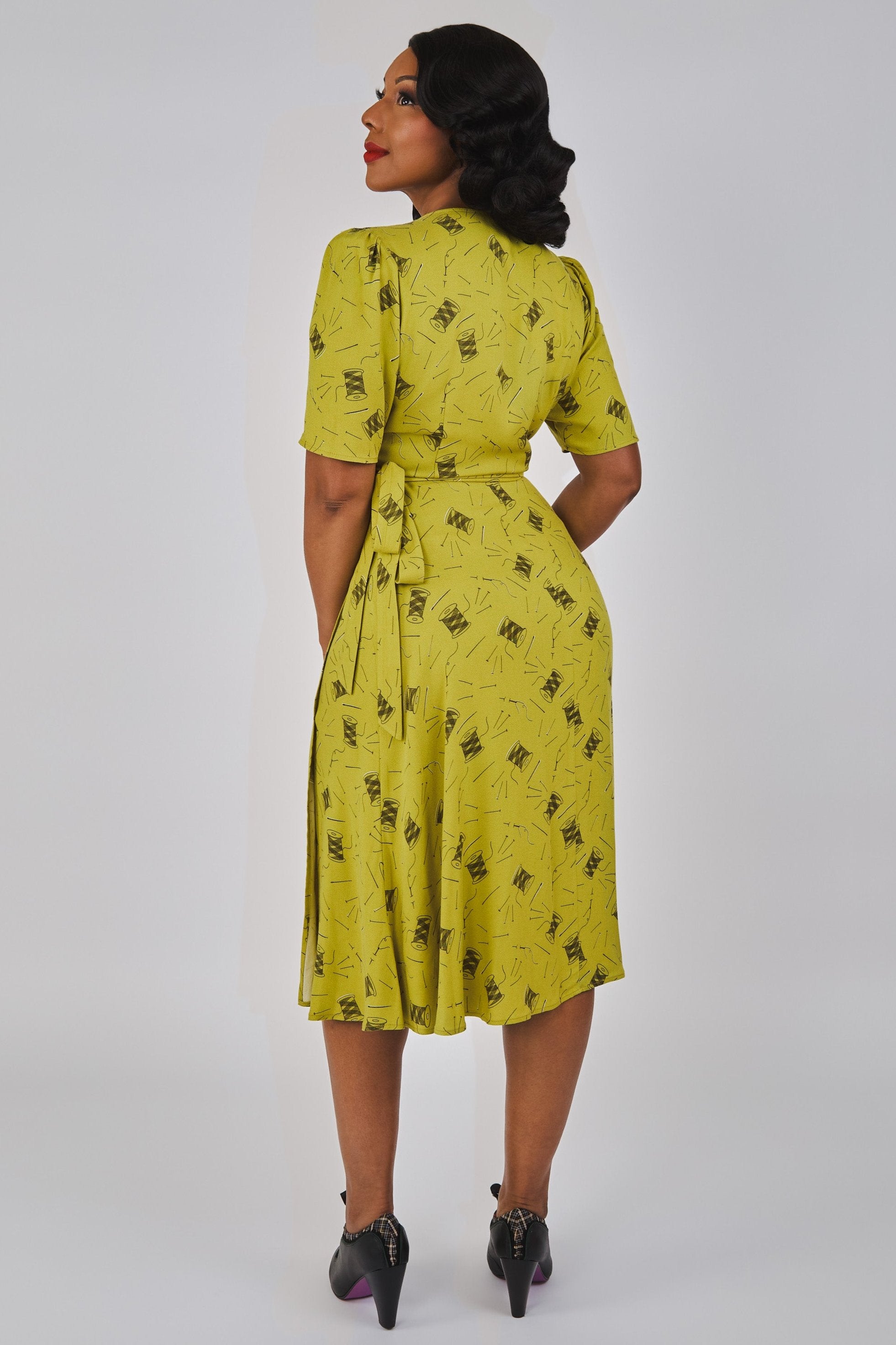 Cassandra Pins & Needles Wrap Dress