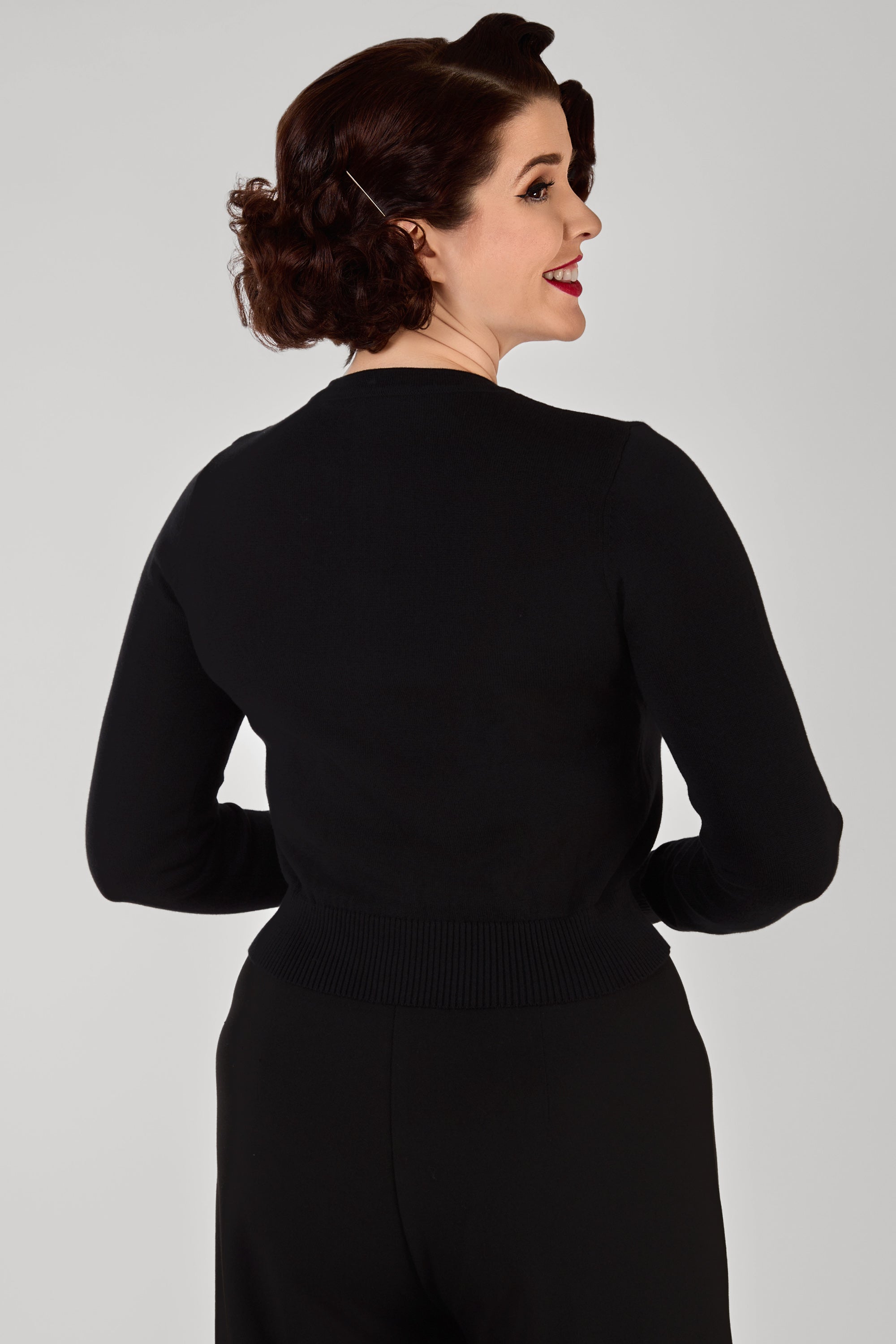 Jessie Black Cats Cardigan