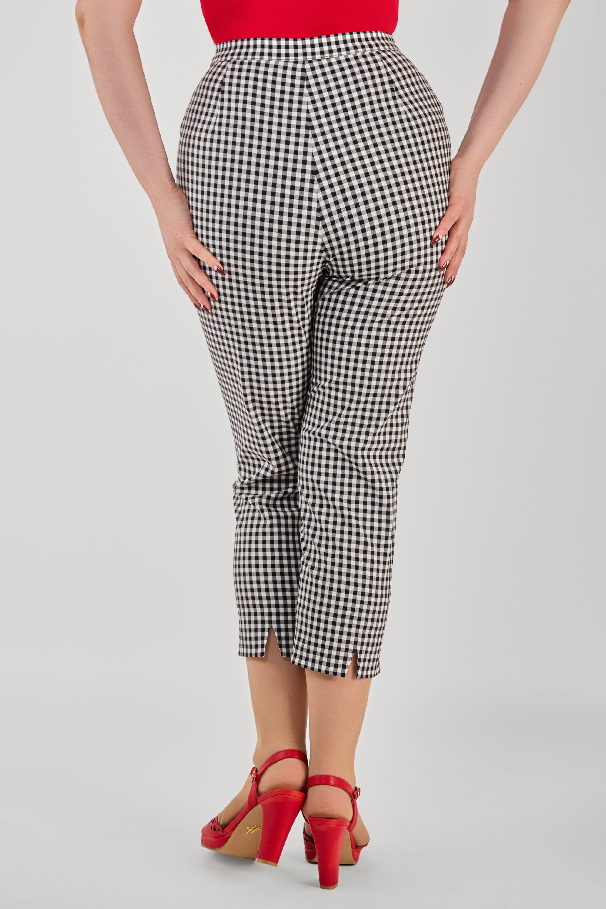 Nora Gingham Pedal Pushers