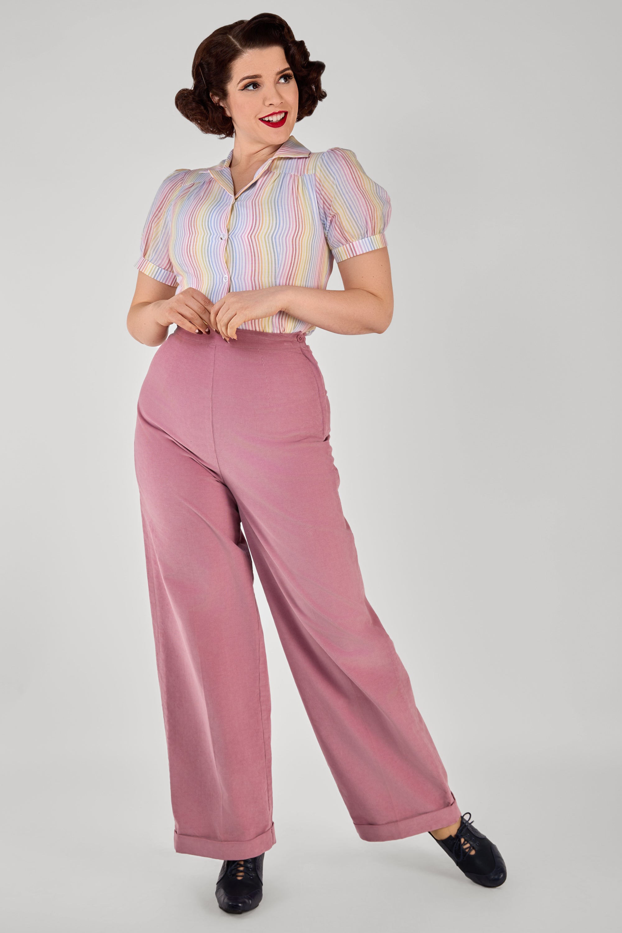 Luana Sherbet Stripe Shirt