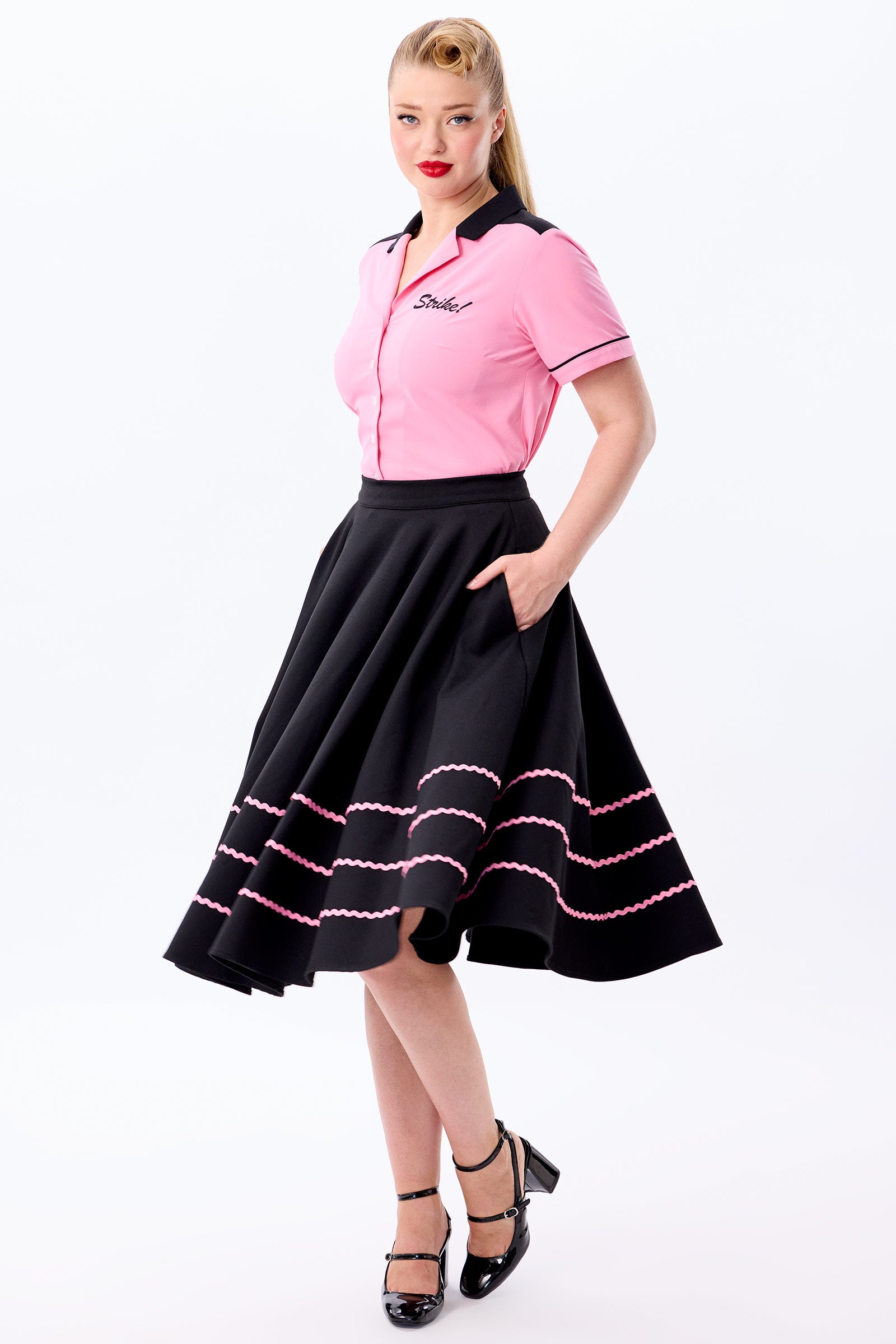 Milla Ric Rac Swing Skirt