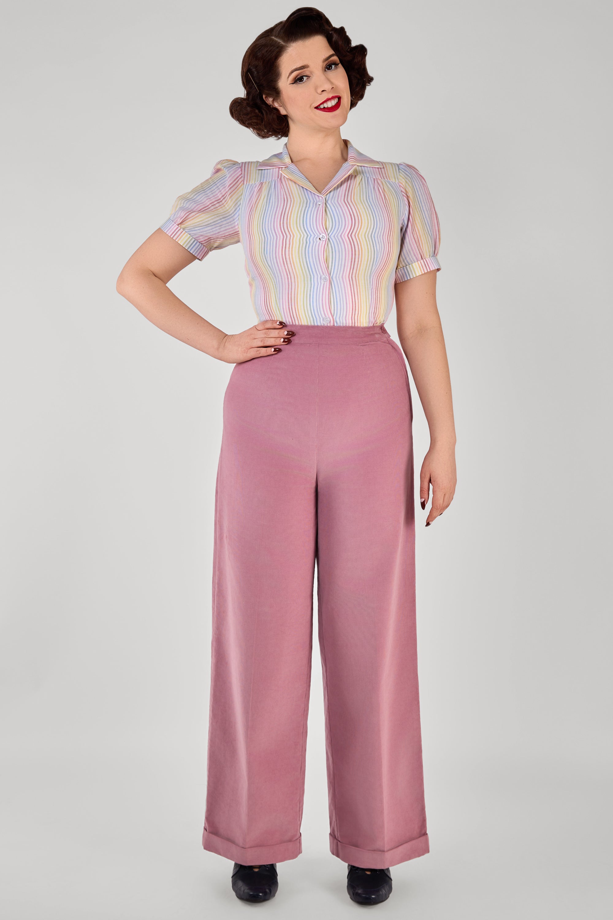 Luana Sherbet Stripe Shirt