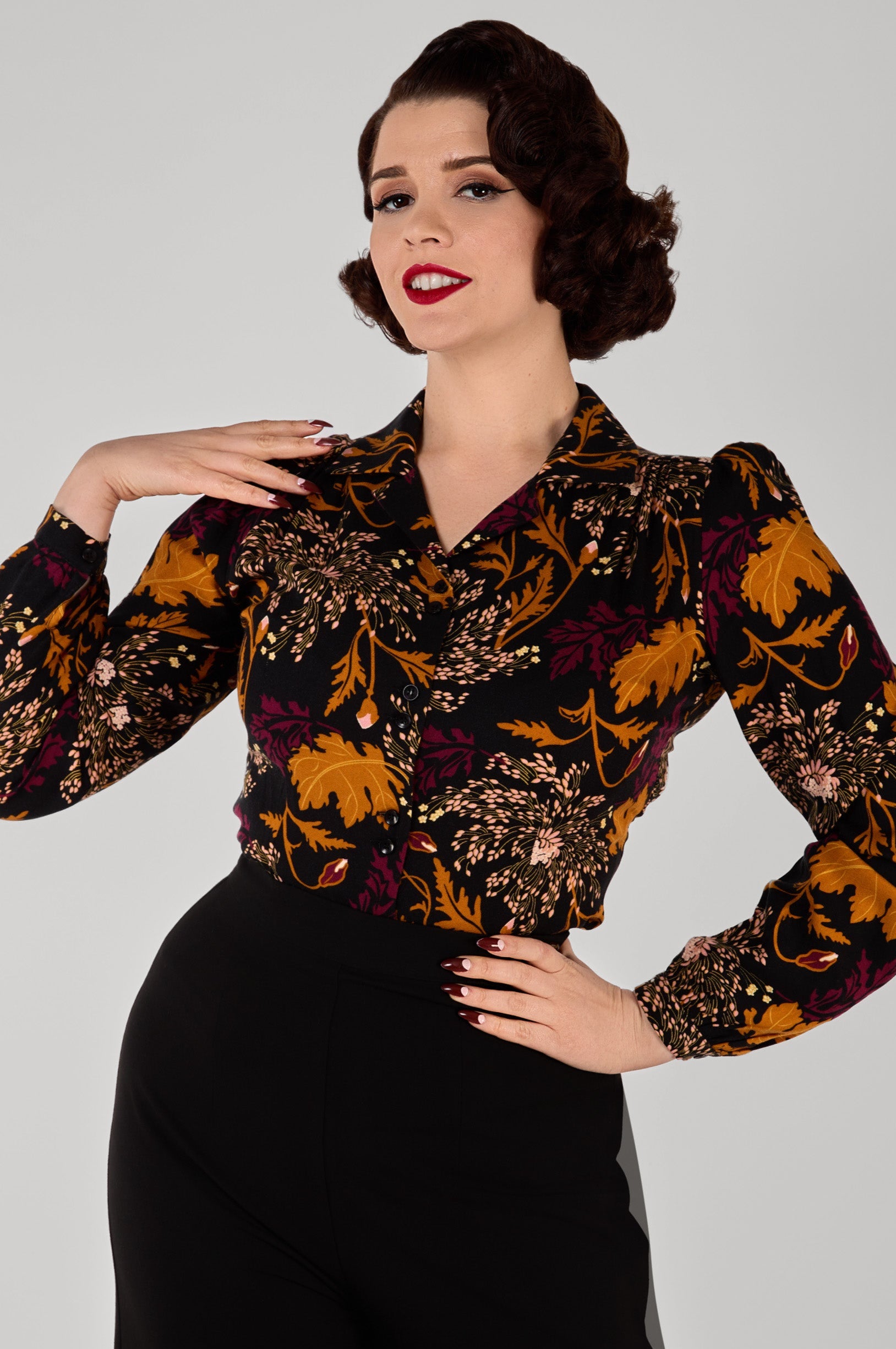 Pepper Gold Leaf Blouse