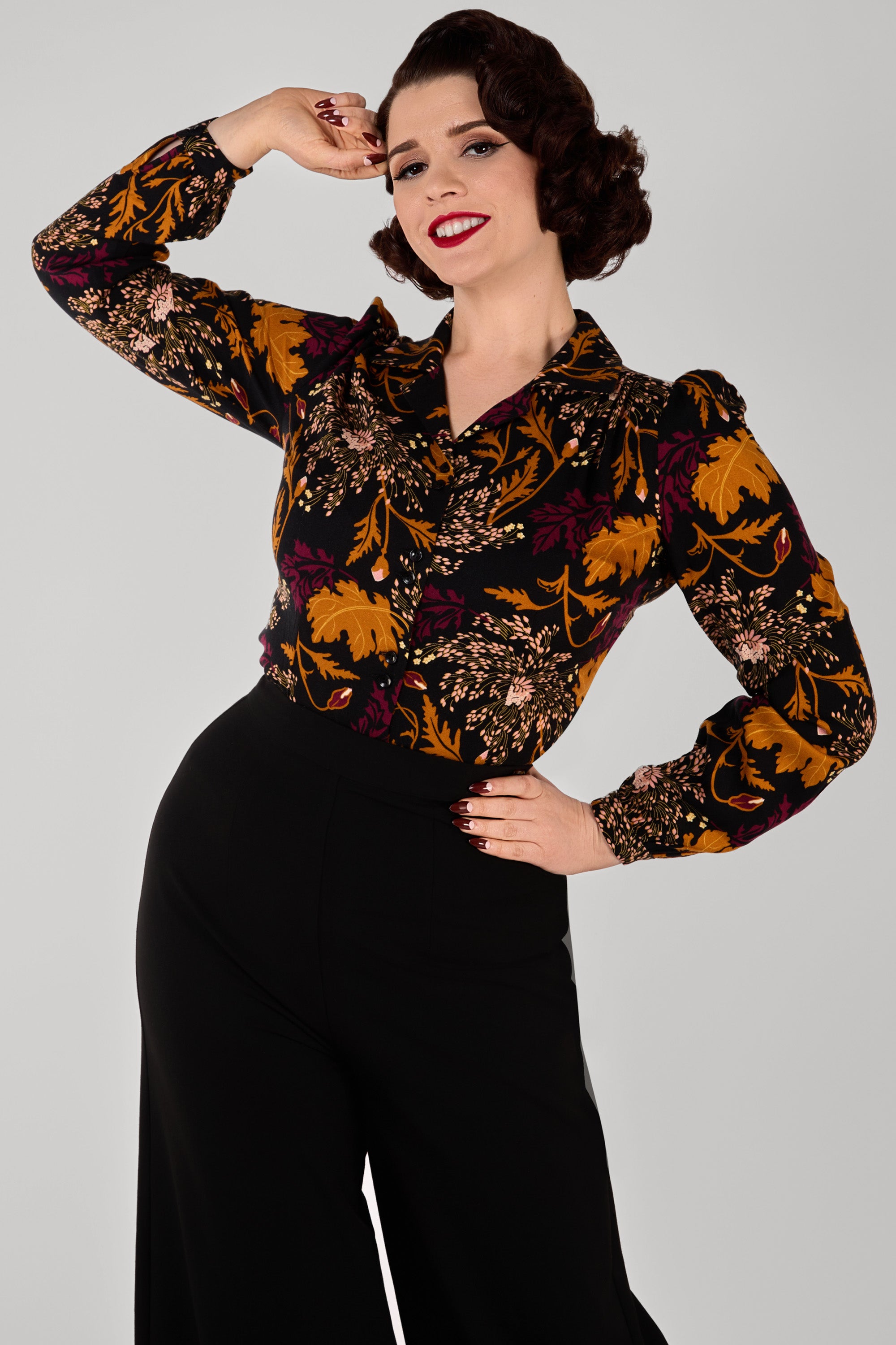 Pepper Gold Leaf Blouse