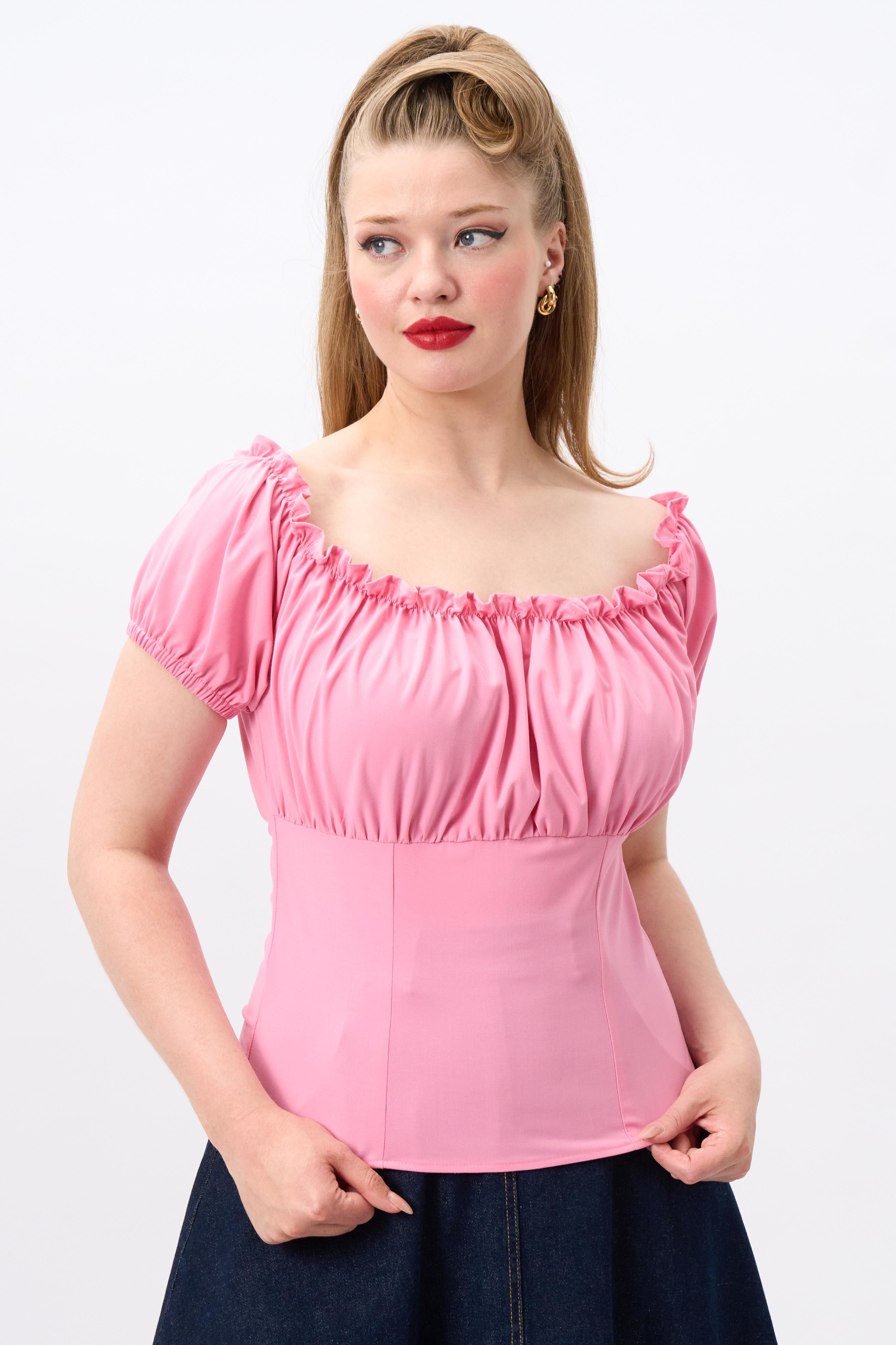 Viviana Pink Top