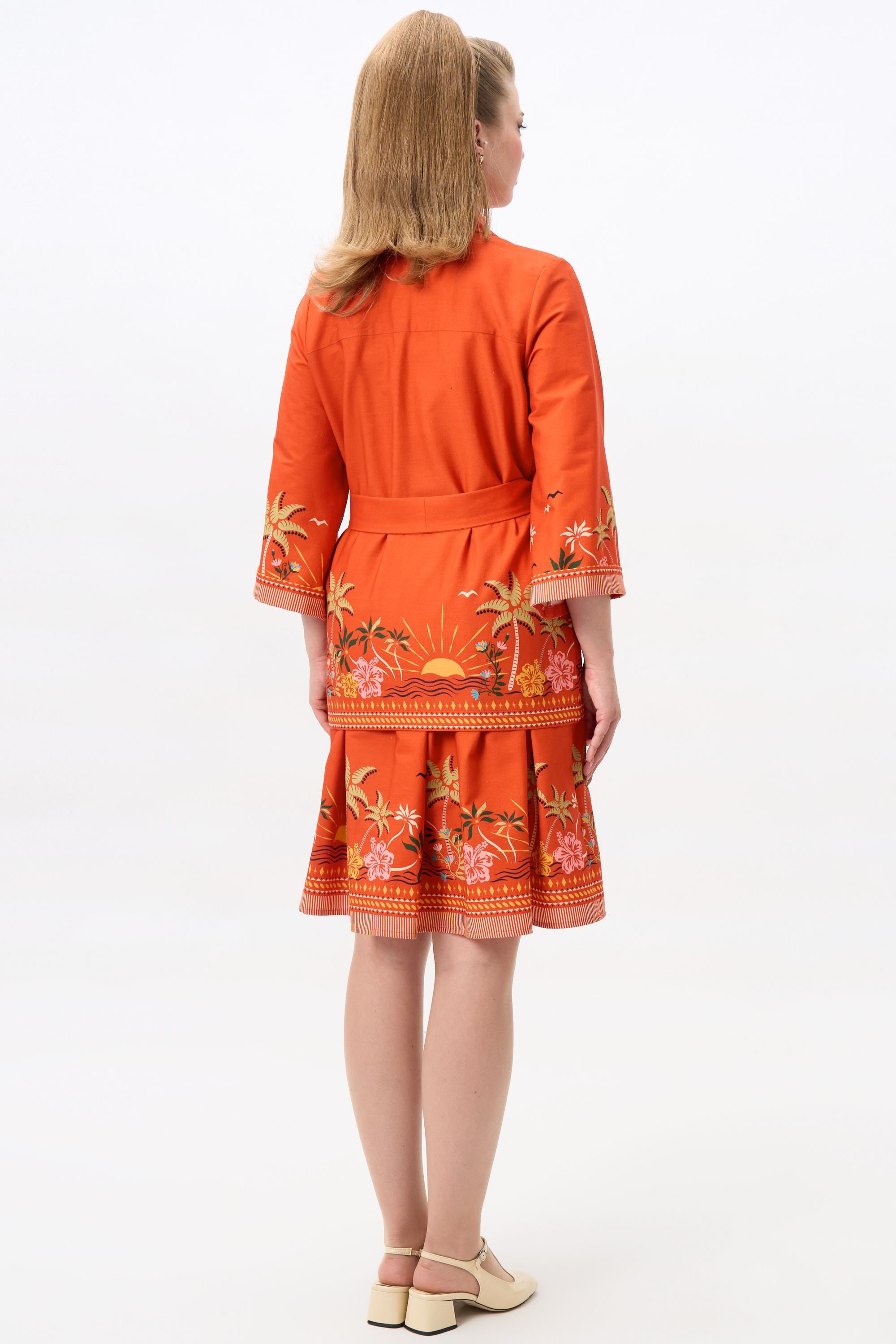 Francine Tropical Sunset Beach Jacket