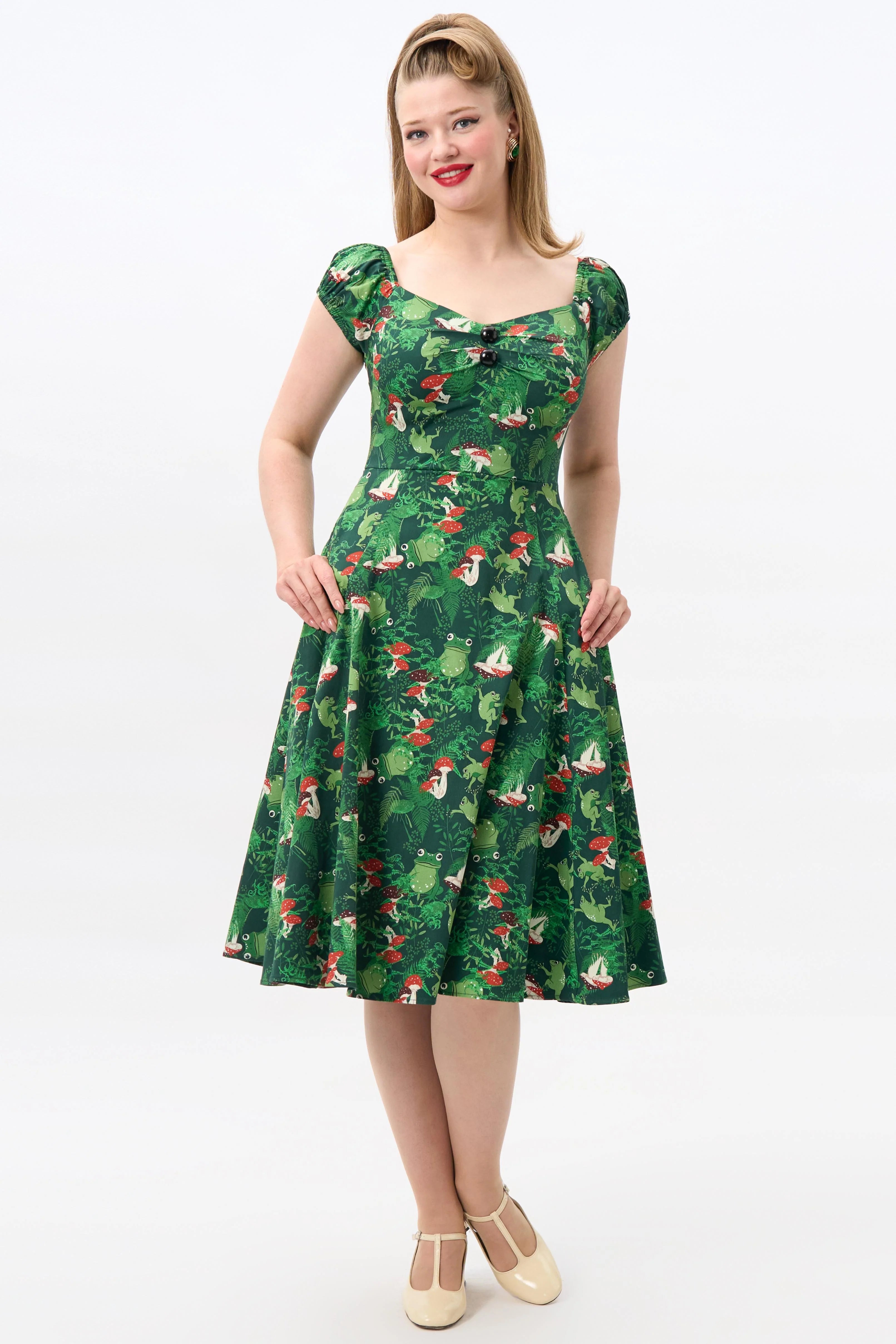 Dolores Frog Forest Doll Dress