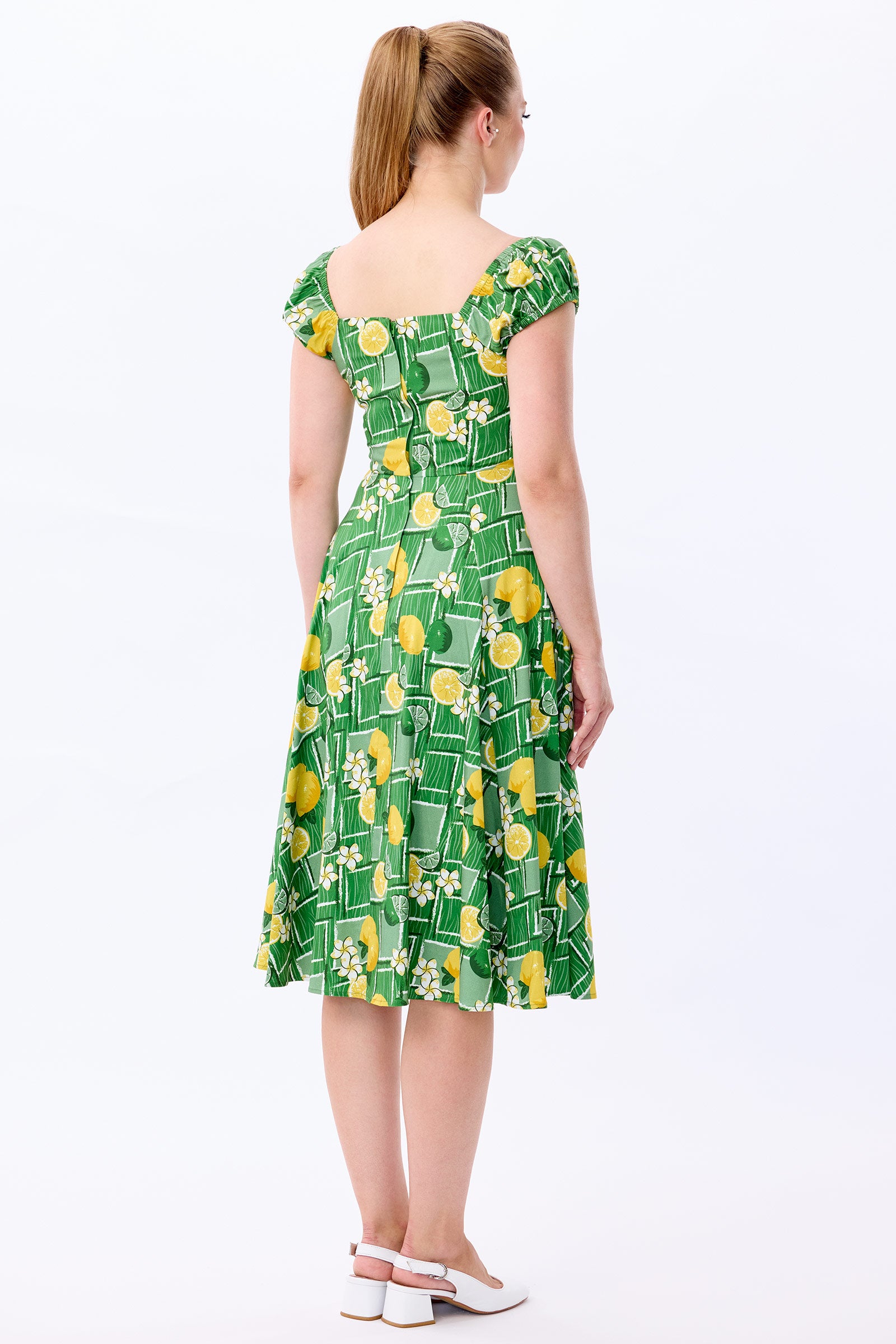 Dolores Lemon and Lime Doll Dress