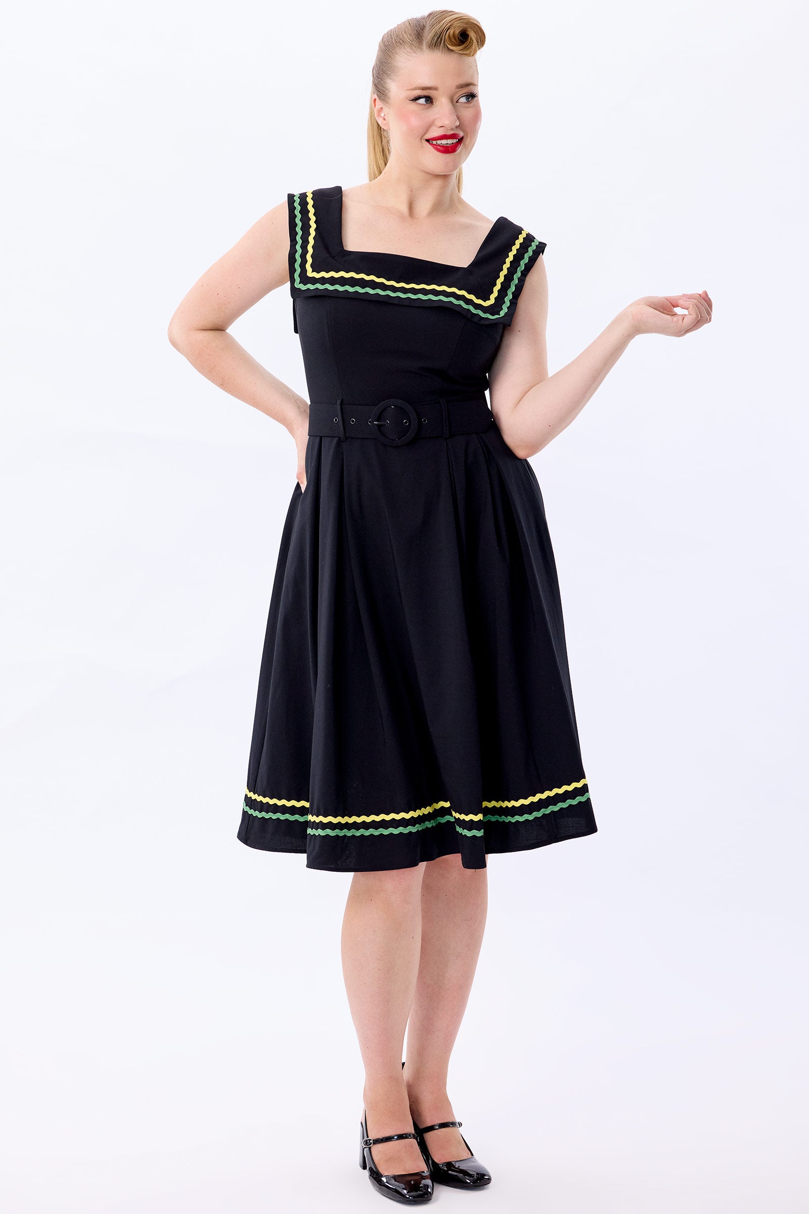 Gemmi Ric Rac Swing Dress