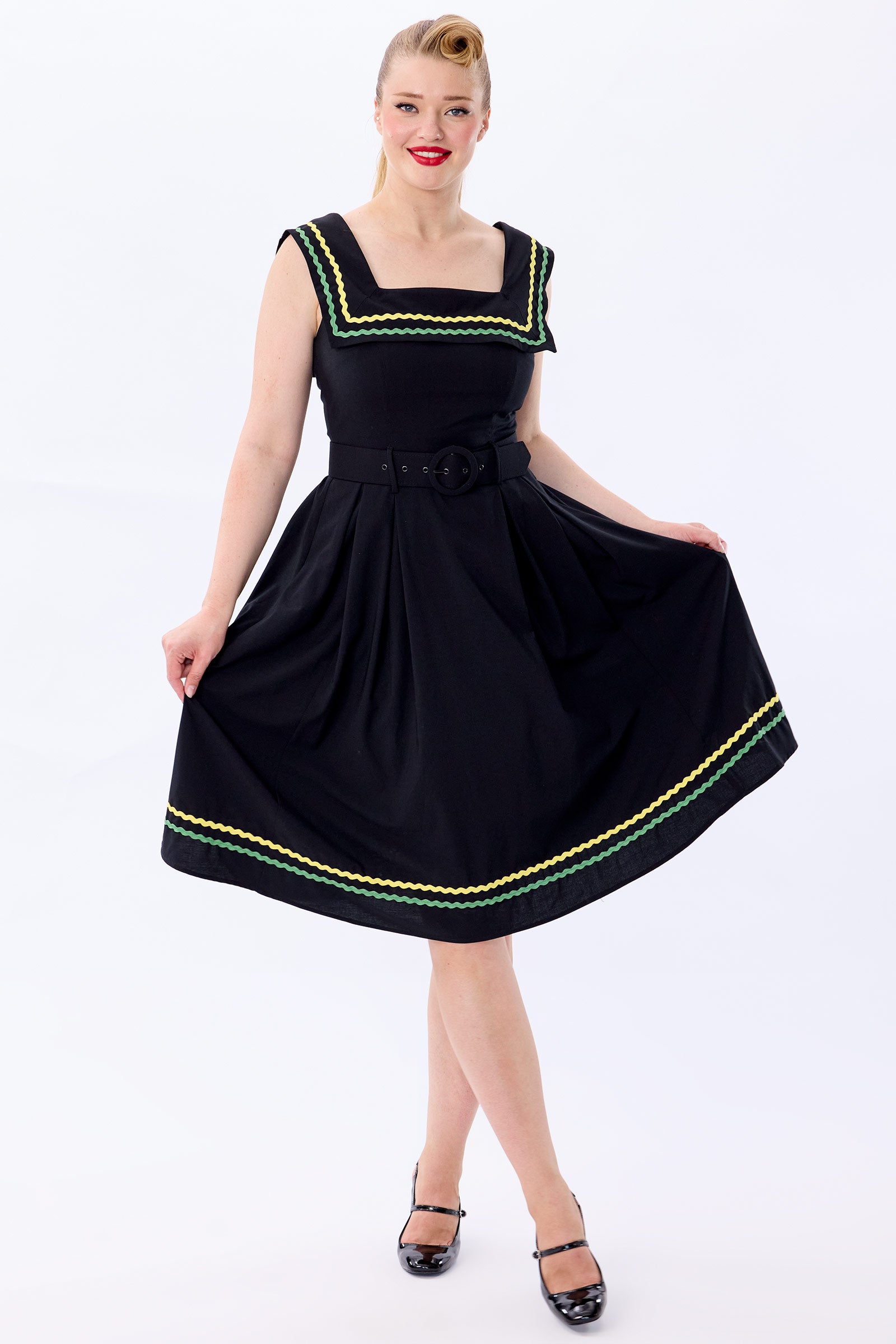 Gemmi Ric Rac Swing Dress