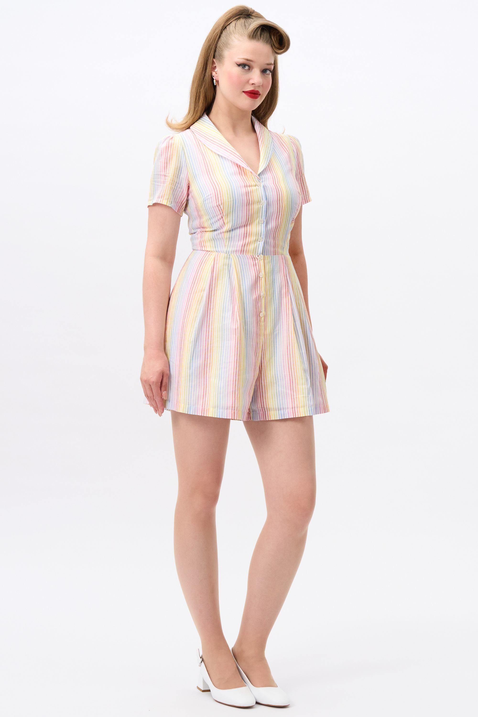 Hattie Sherbet Stripe Playsuit