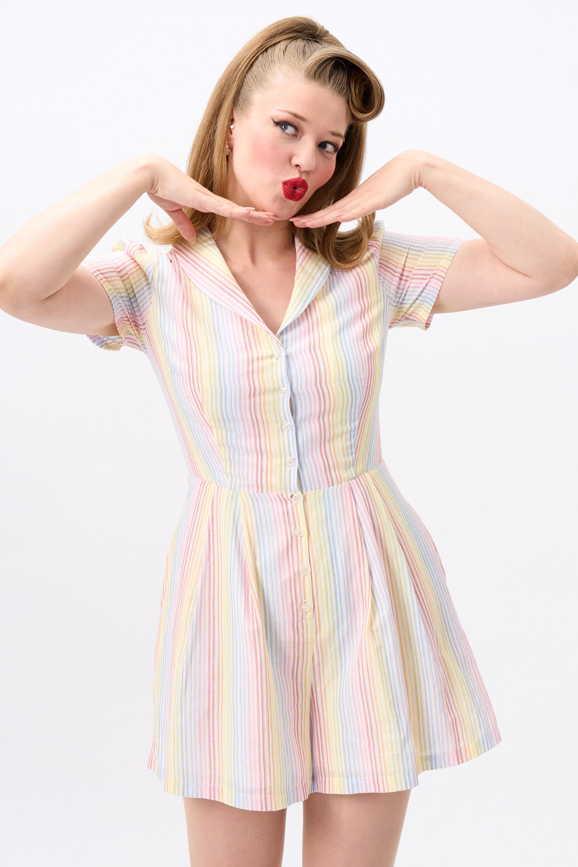 Hattie Sherbet Stripe Playsuit